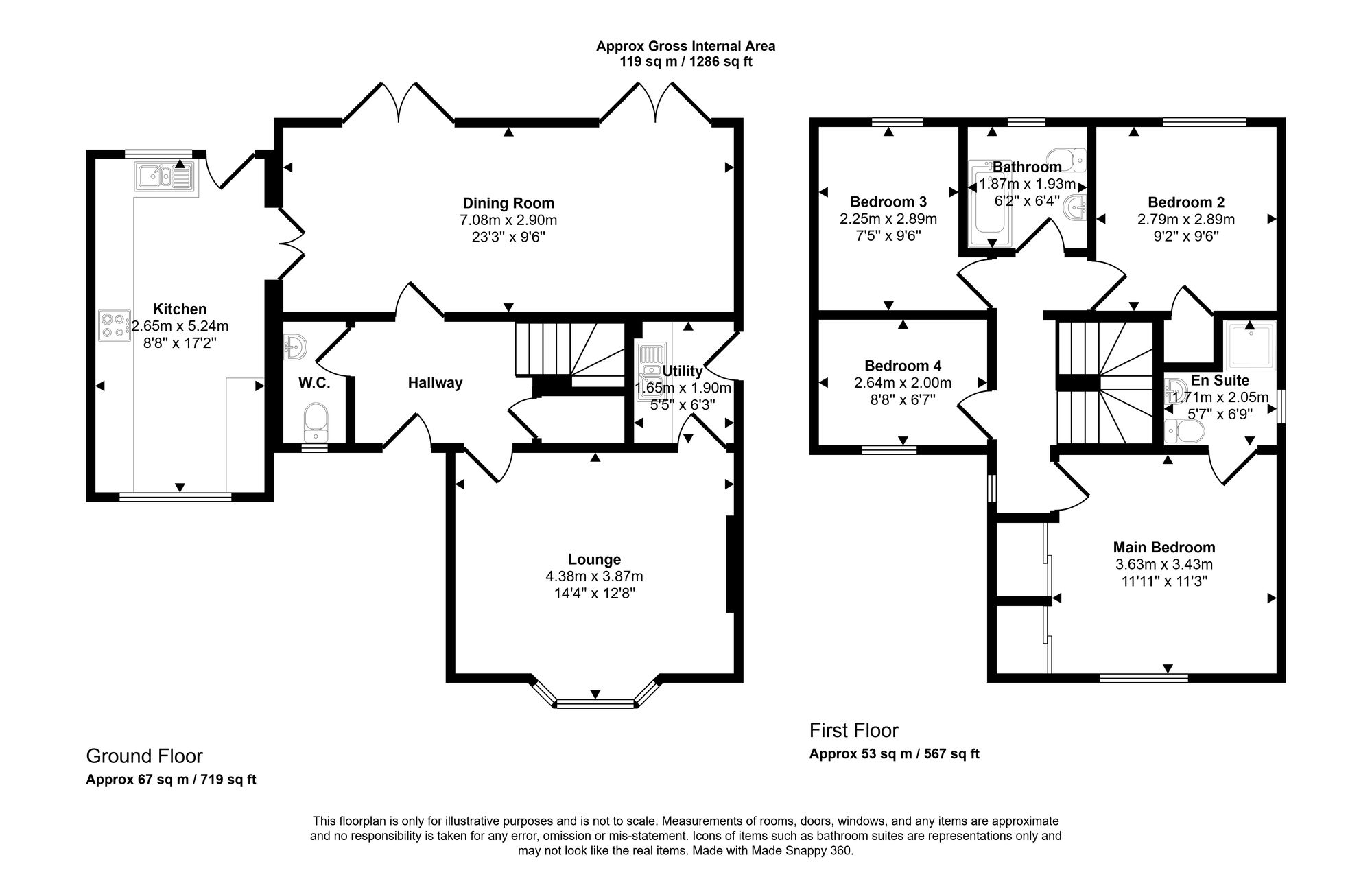 25 Colby Road, Wigan floorplan