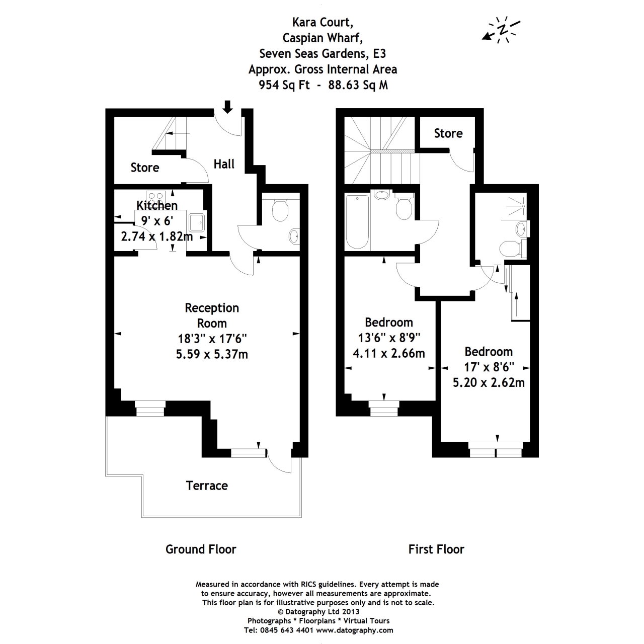 Flat G02,, Kara Court, Caspian Wharf, Bow floorplan