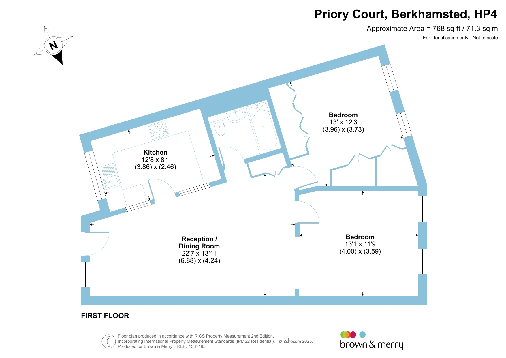 6, Priory Court, BERKHAMSTED floorplan