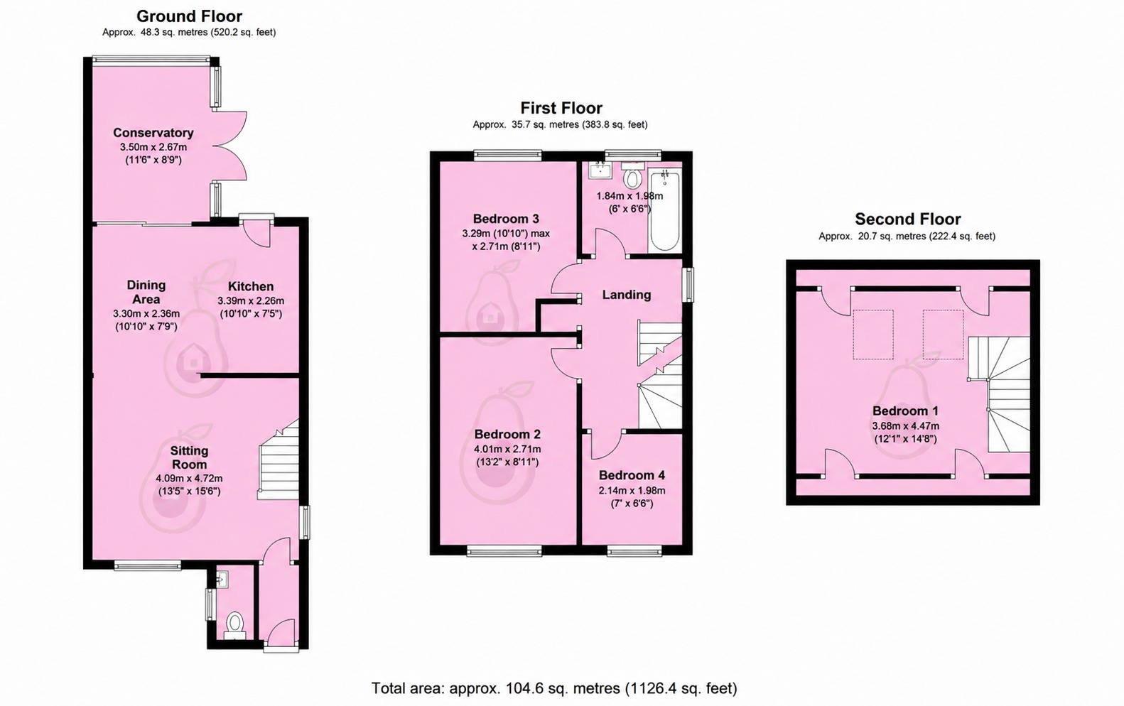 6 Olivier Road, Swindon, Wiltshire floorplan
