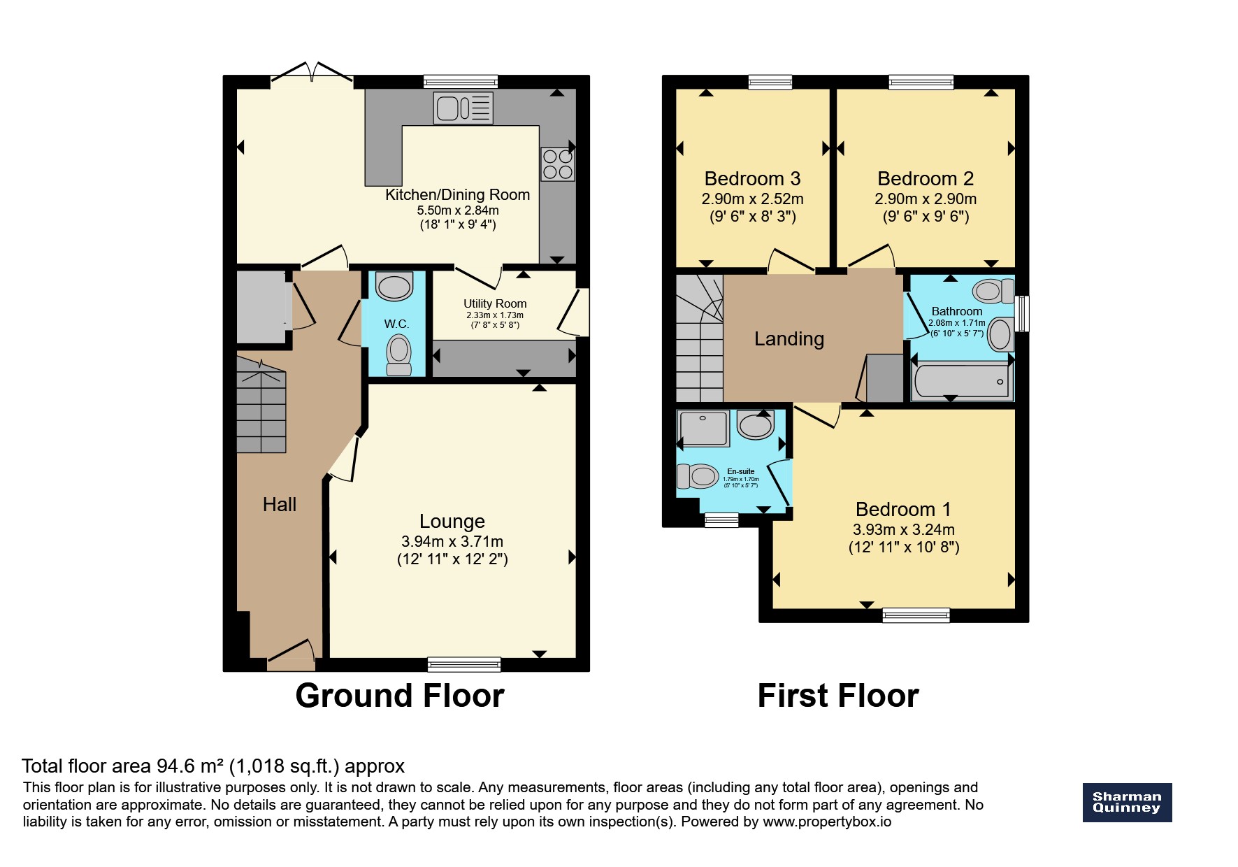 9, Ferry Close, Peterborough floorplan