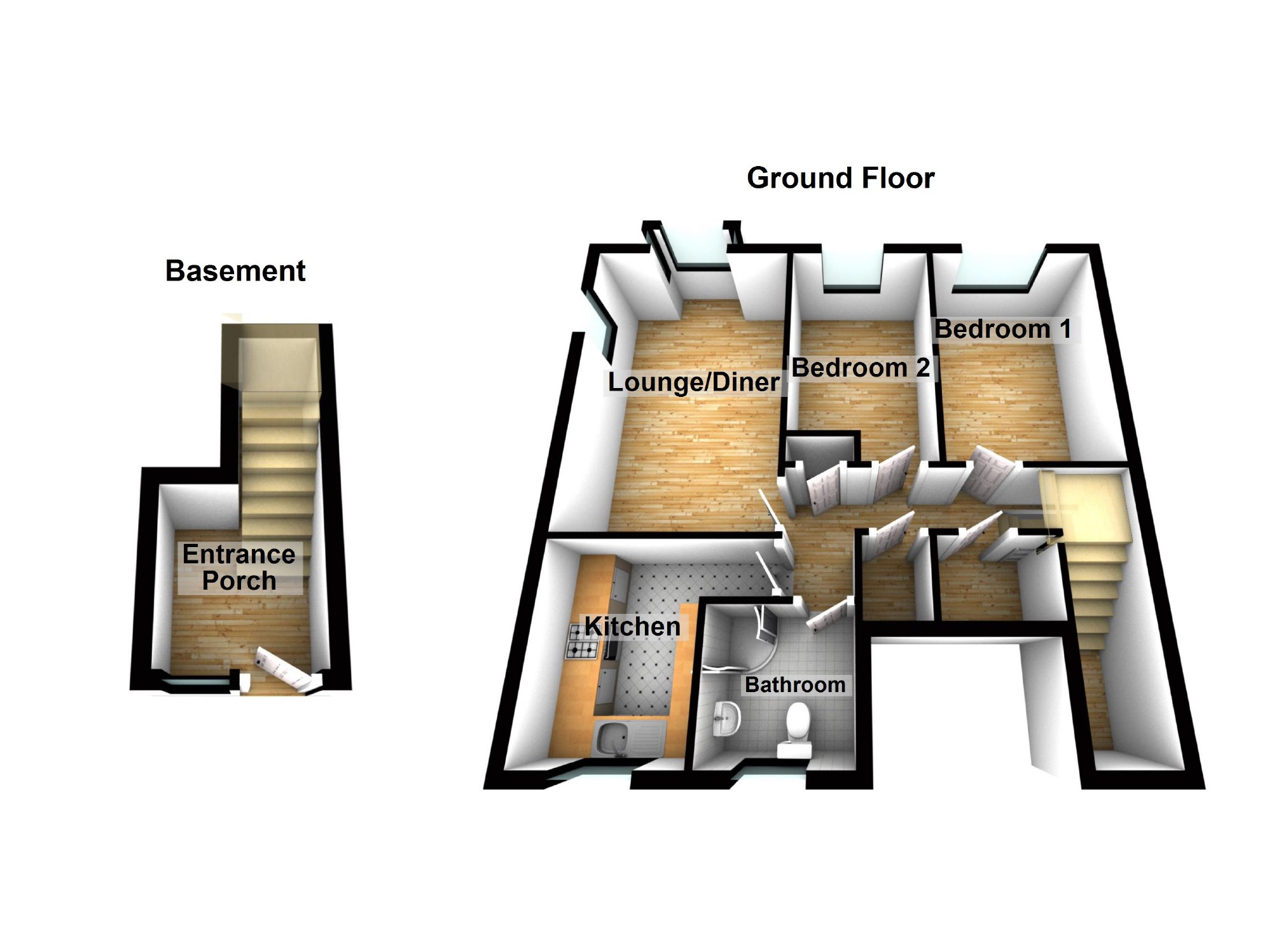 2 Bedrooms Maisonette for sale in Baron Court, Stevenage, Herts SG1