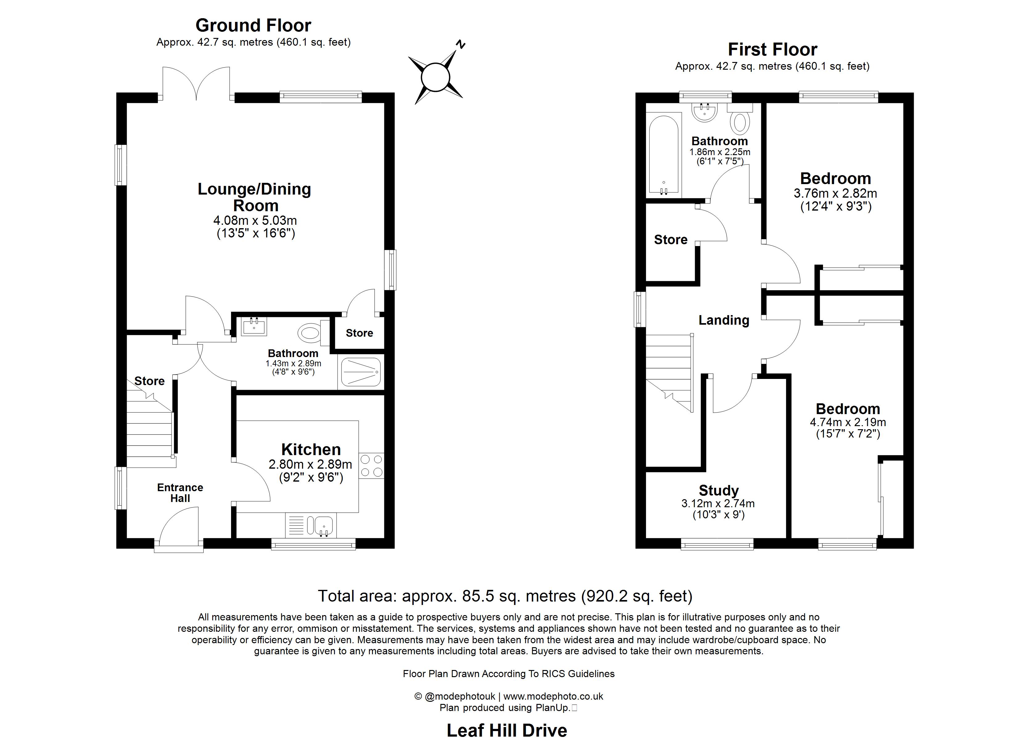 20, Leaf Hill Drive, Romford floorplan