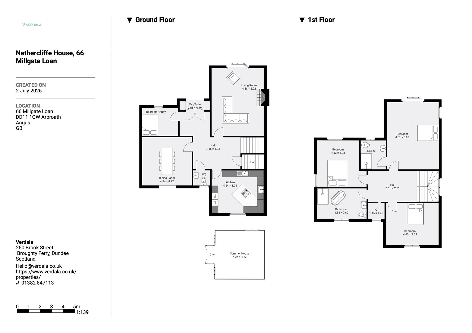 66 Millgate Loan, Arbroath floorplan