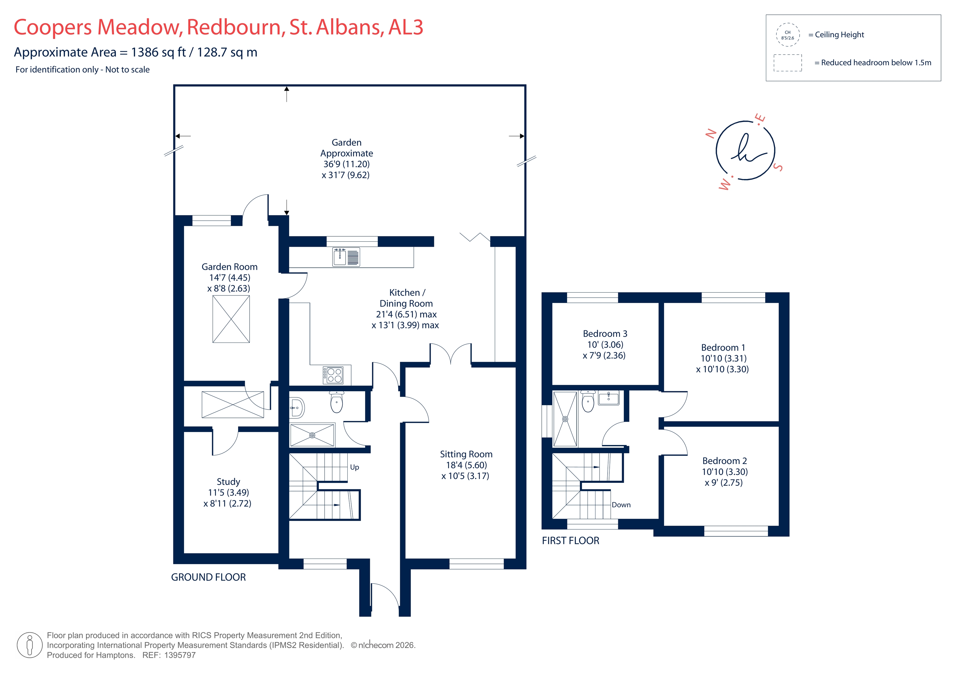 12, Coopers Meadow, St. Albans floorplan