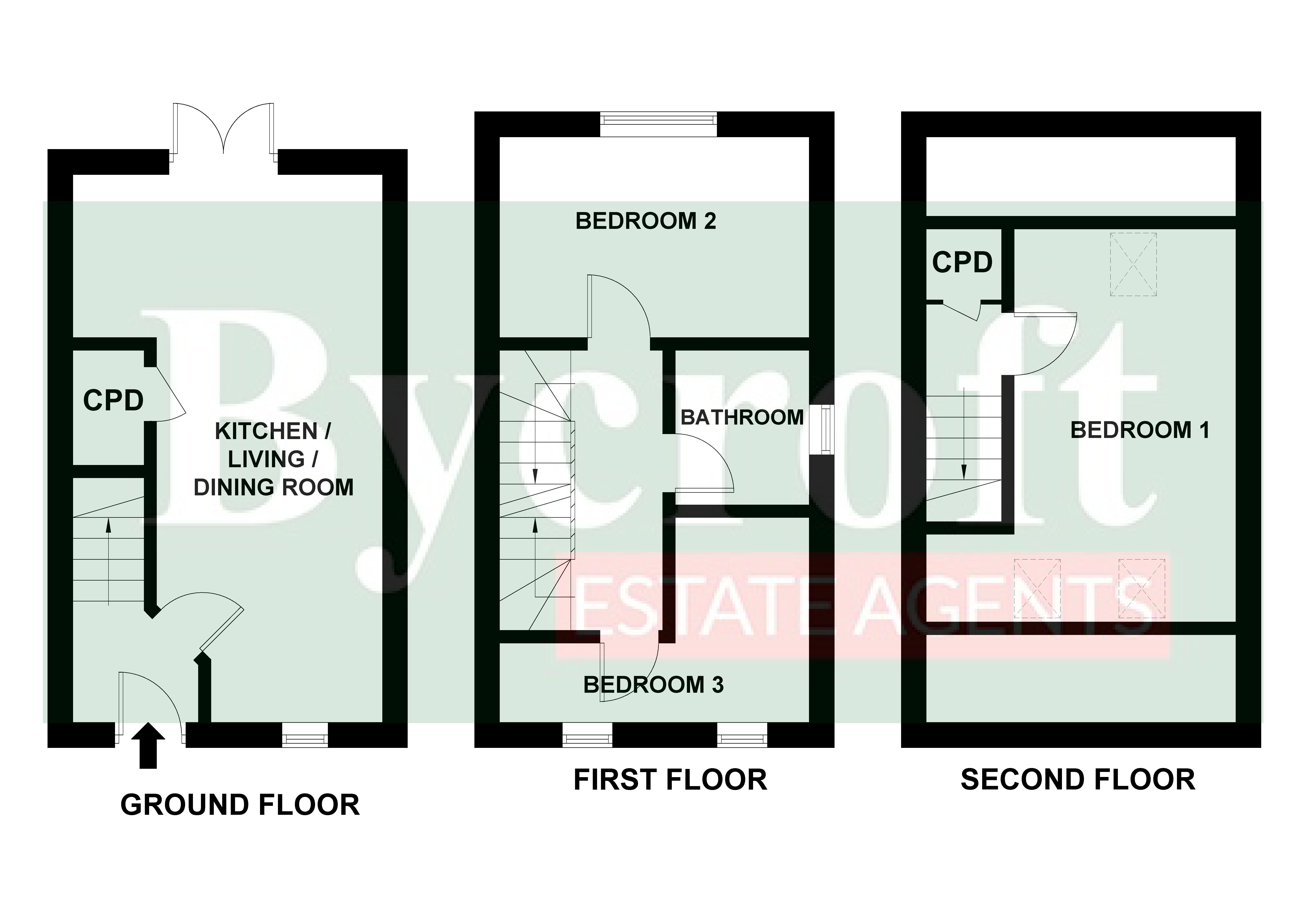 1, Marler Close, Great Yarmouth floorplan
