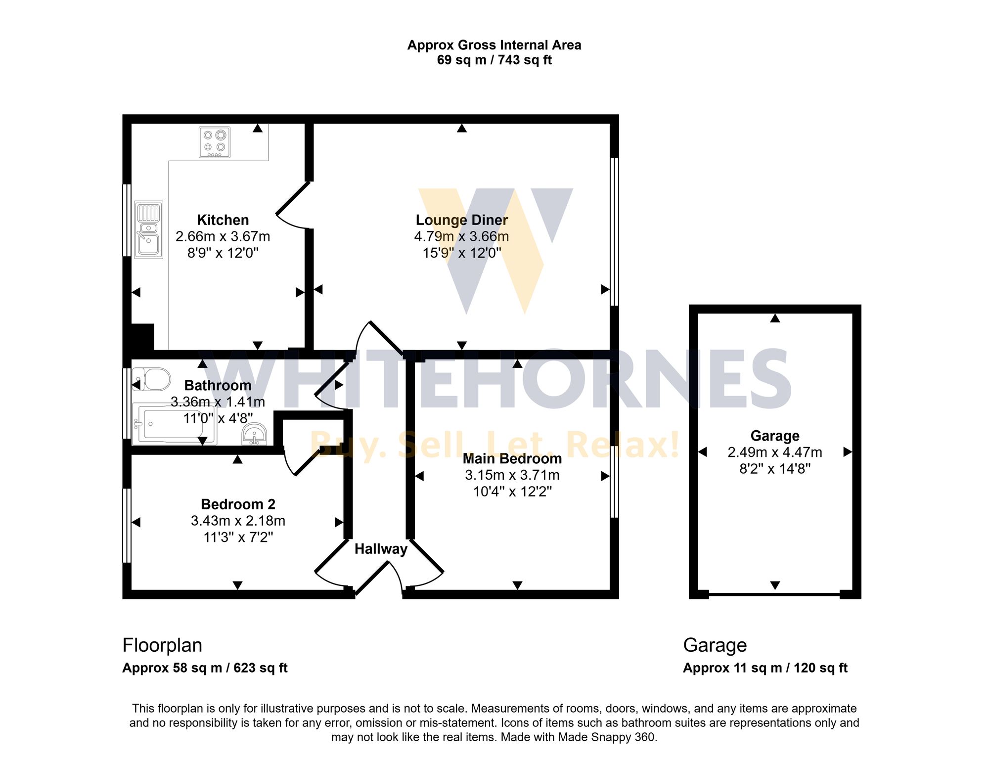 16, Psalter Lane, Sheffield floorplan