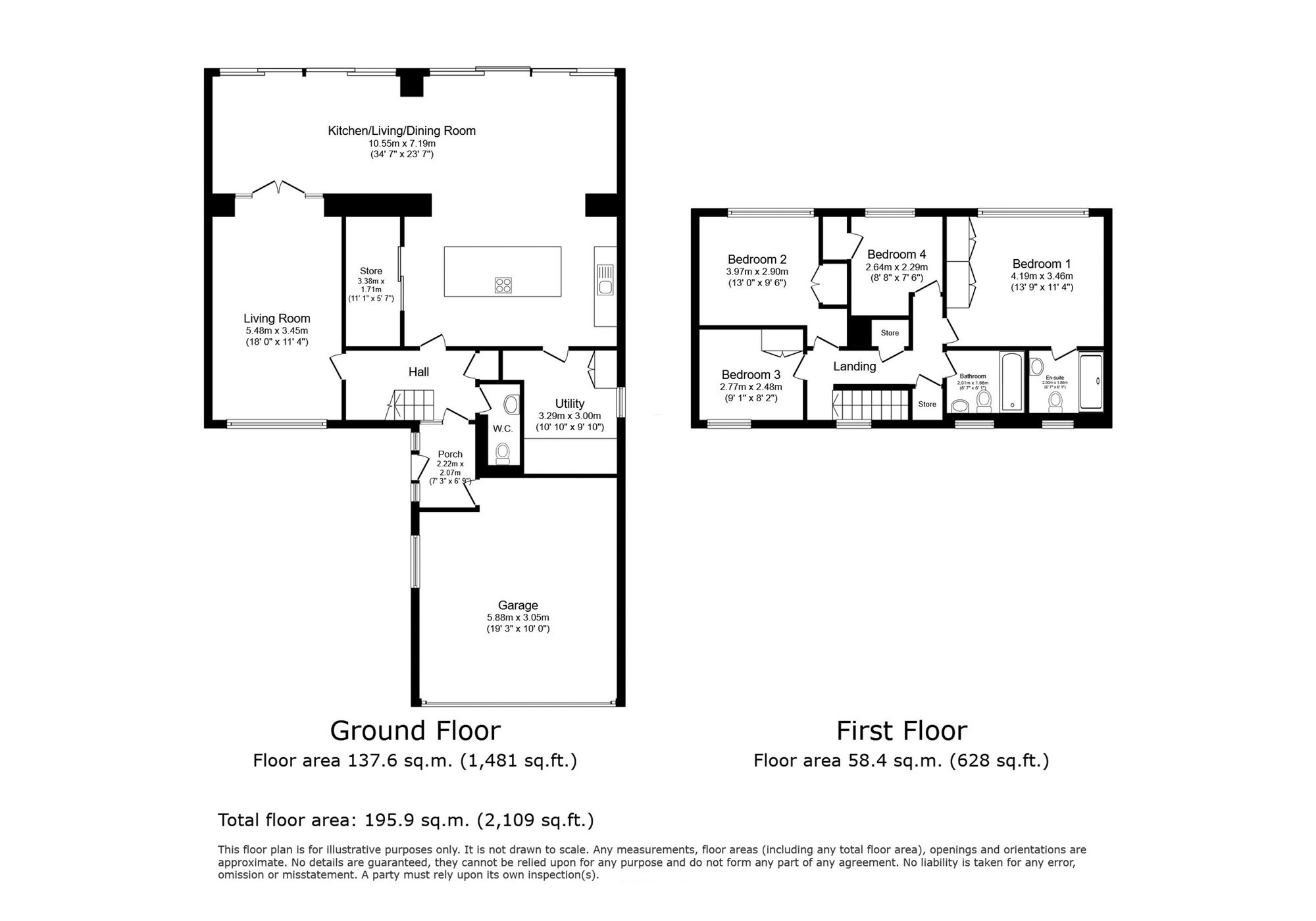 16 Whitechapel Close, Leeds floorplan