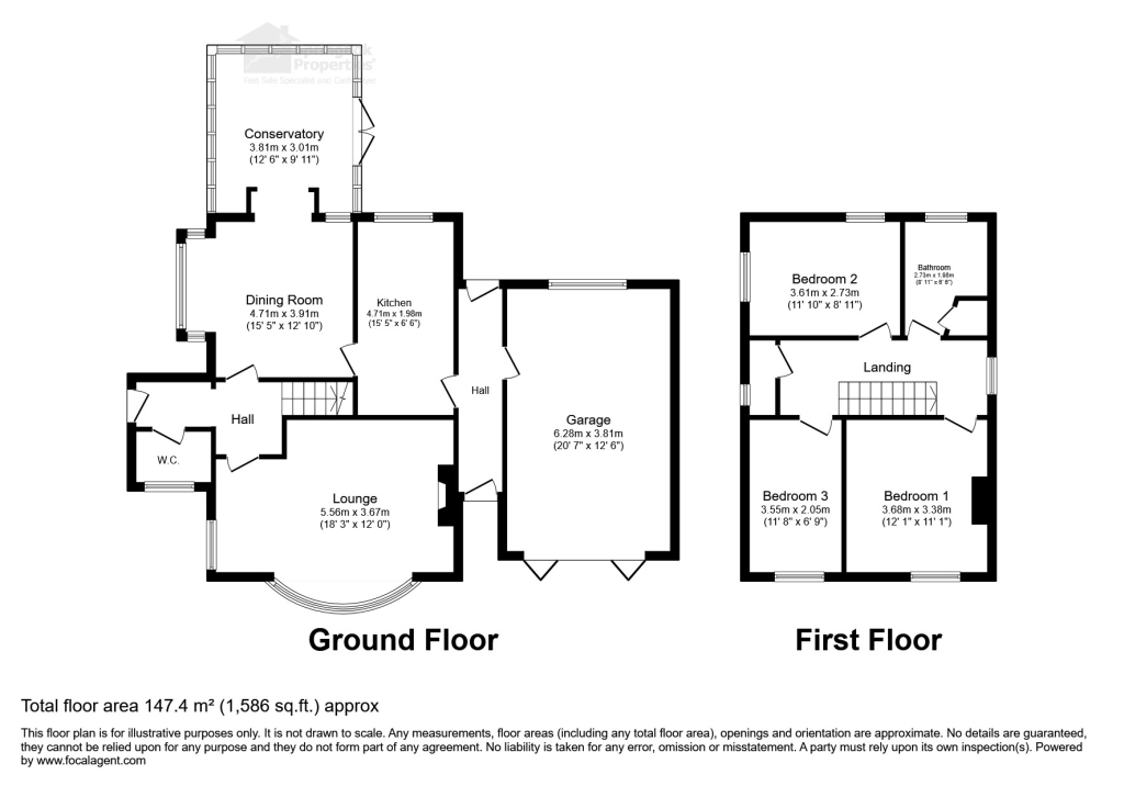 24, Plymouth Street, Deeside floorplan