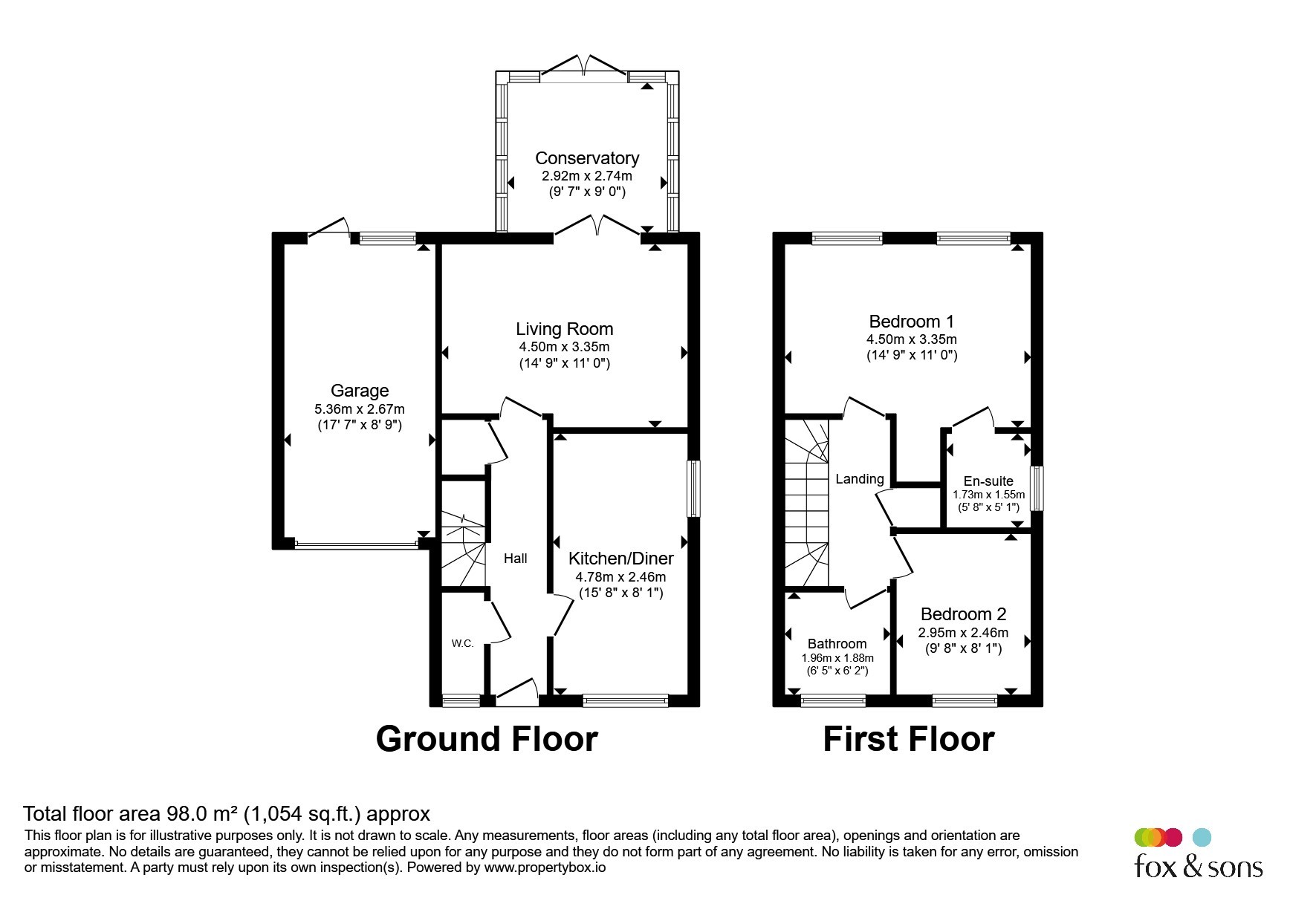16, Swain Close, Axminster floorplan