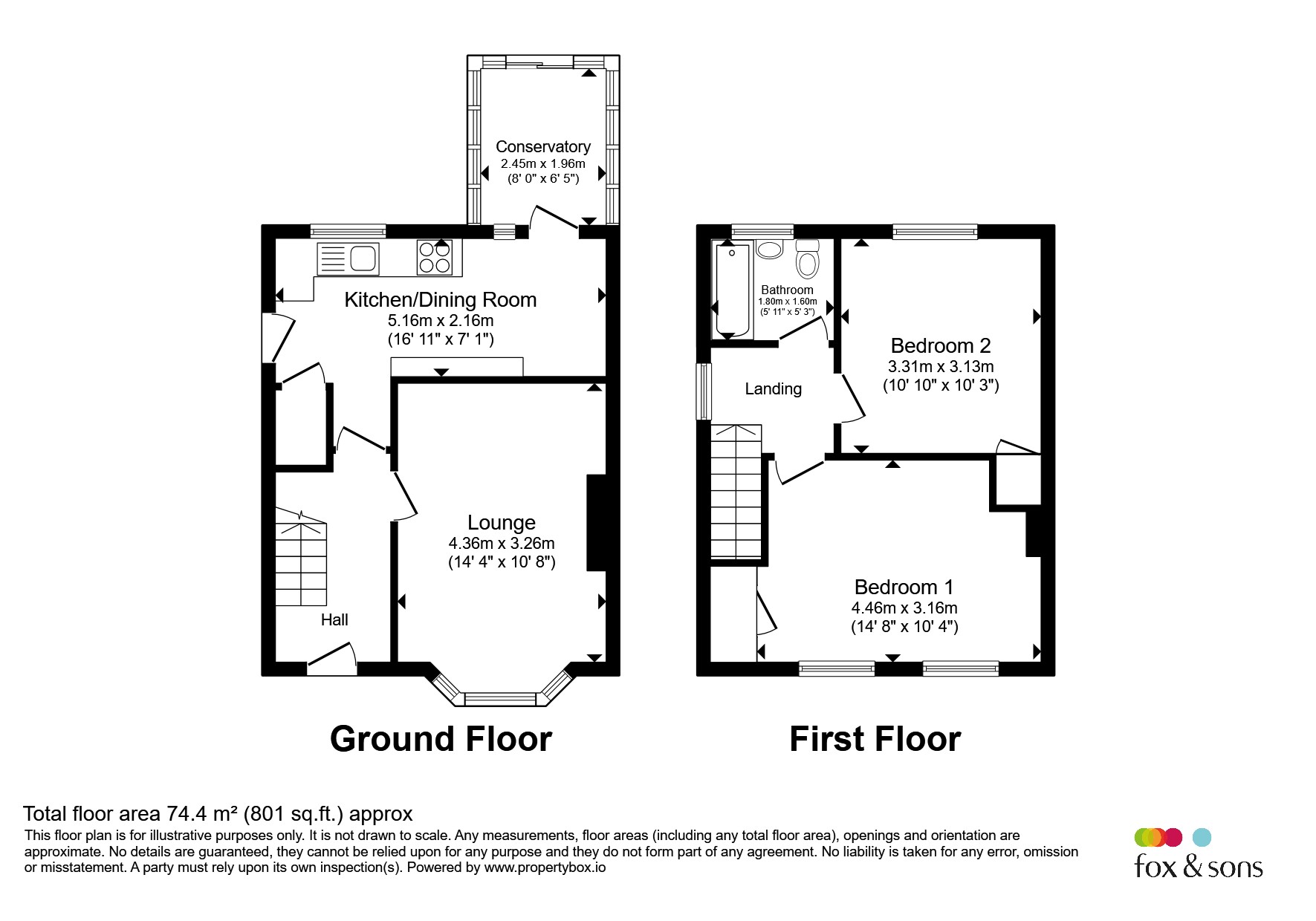 8, James Road, Havant floorplan