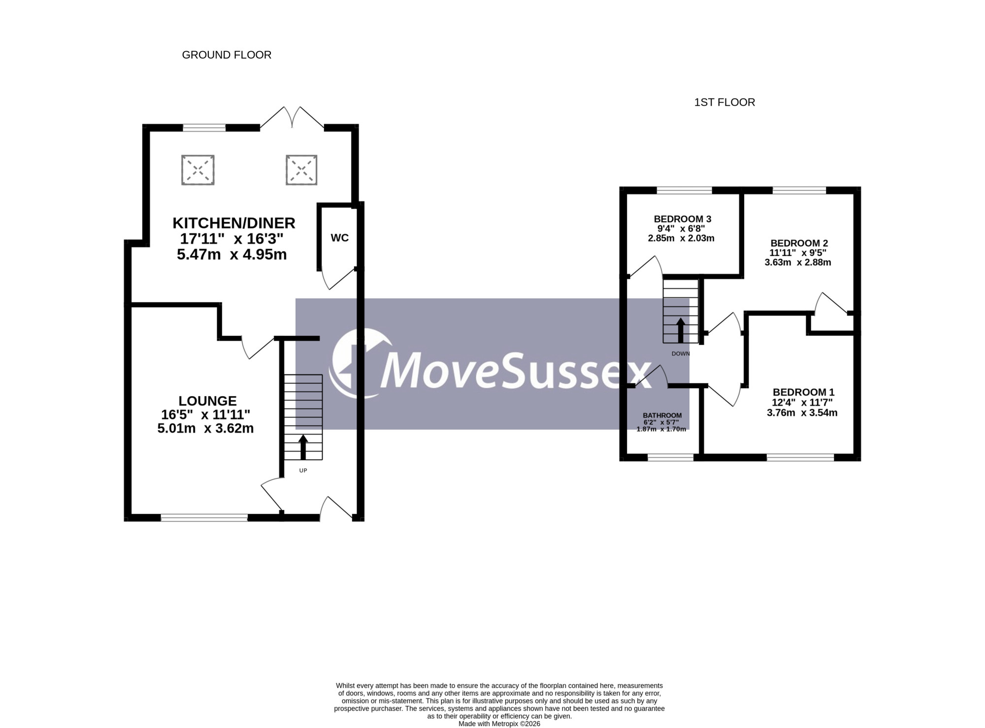 10, Rockhurst Drive, Eastbourne floorplan