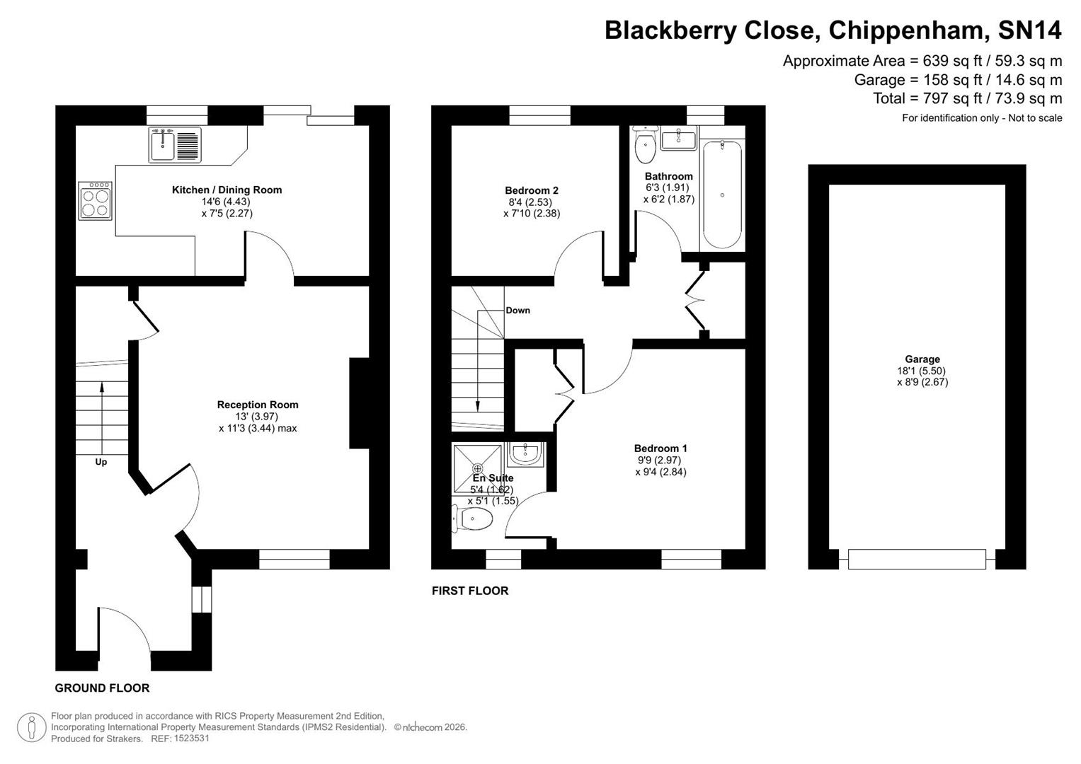 3, Blackberry Close, Chippenham floorplan