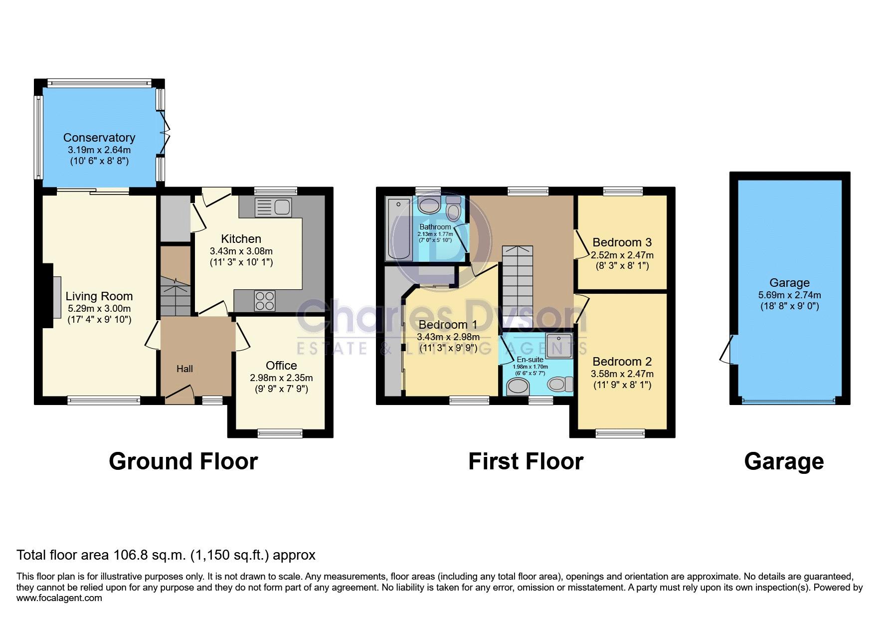 7, Regency Gardens, Grantham floorplan