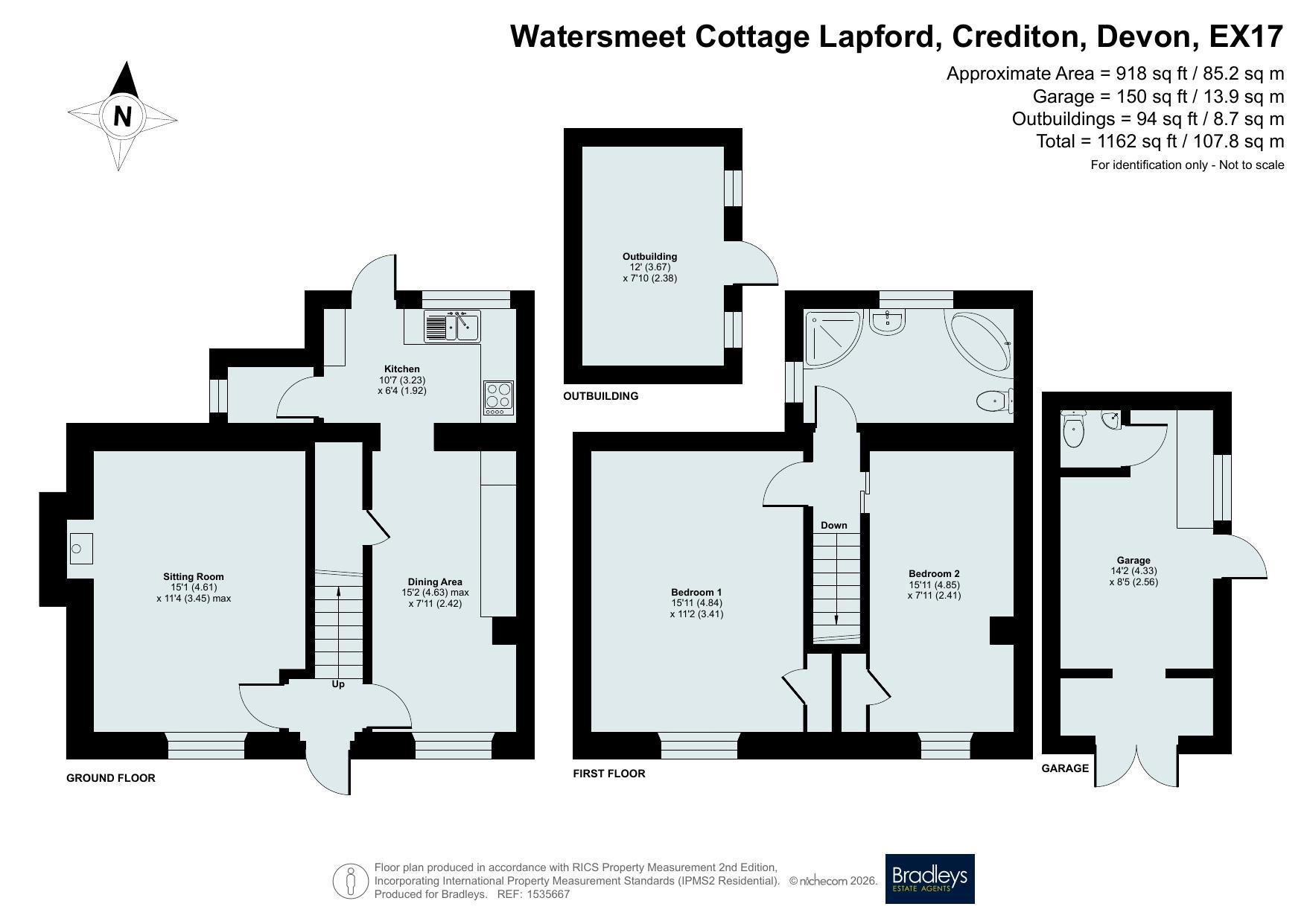 Lapford, Devon floorplan