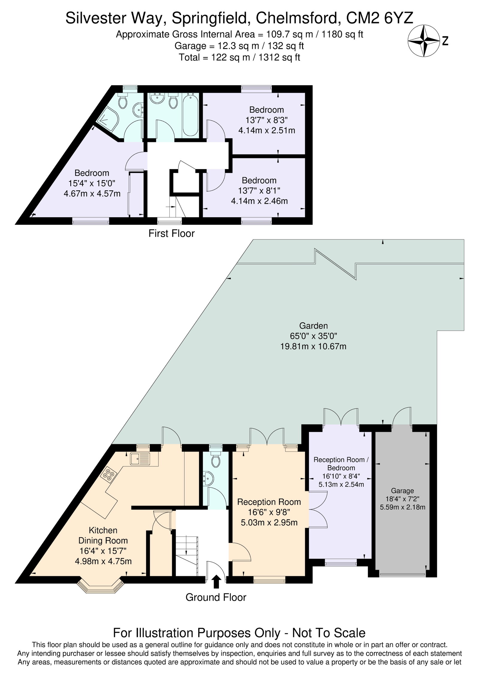 39, Silvester Way, Chelmsford floorplan