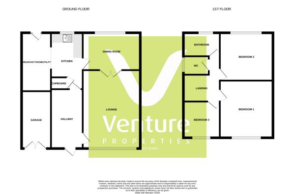6, Chase Close, Darlington floorplan