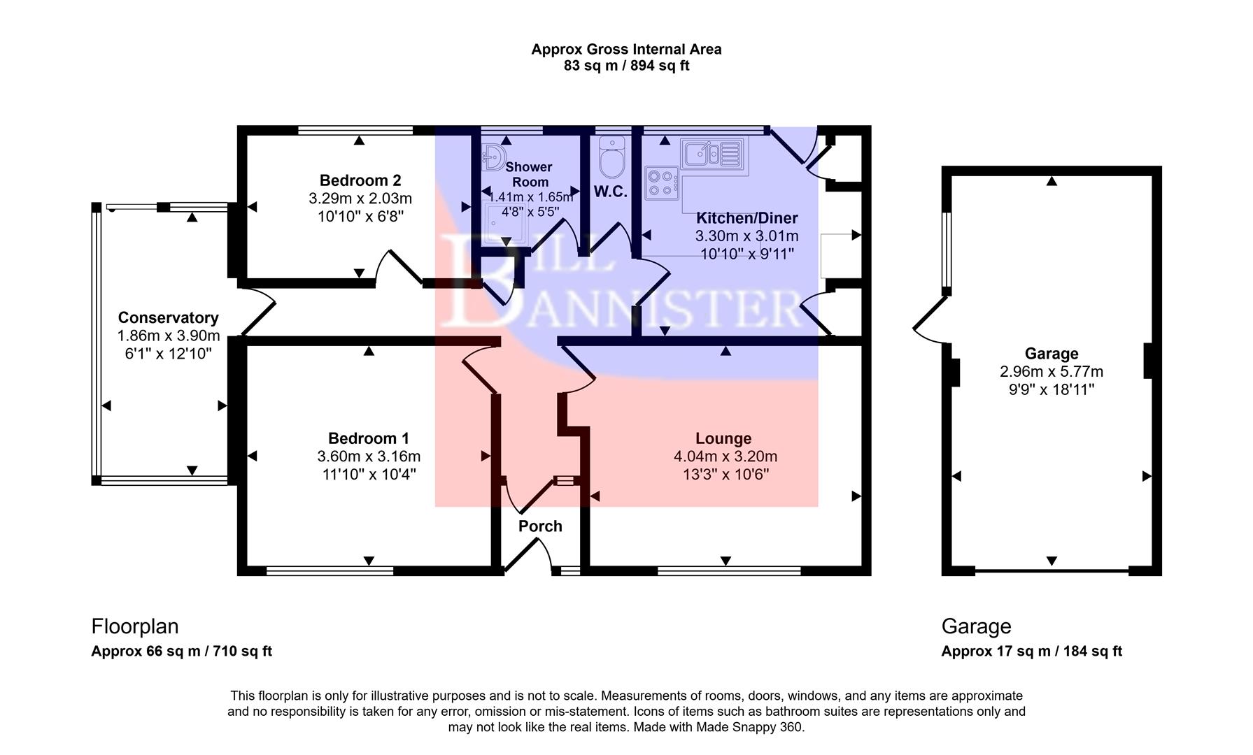16, Polgine Lane, Camborne floorplan