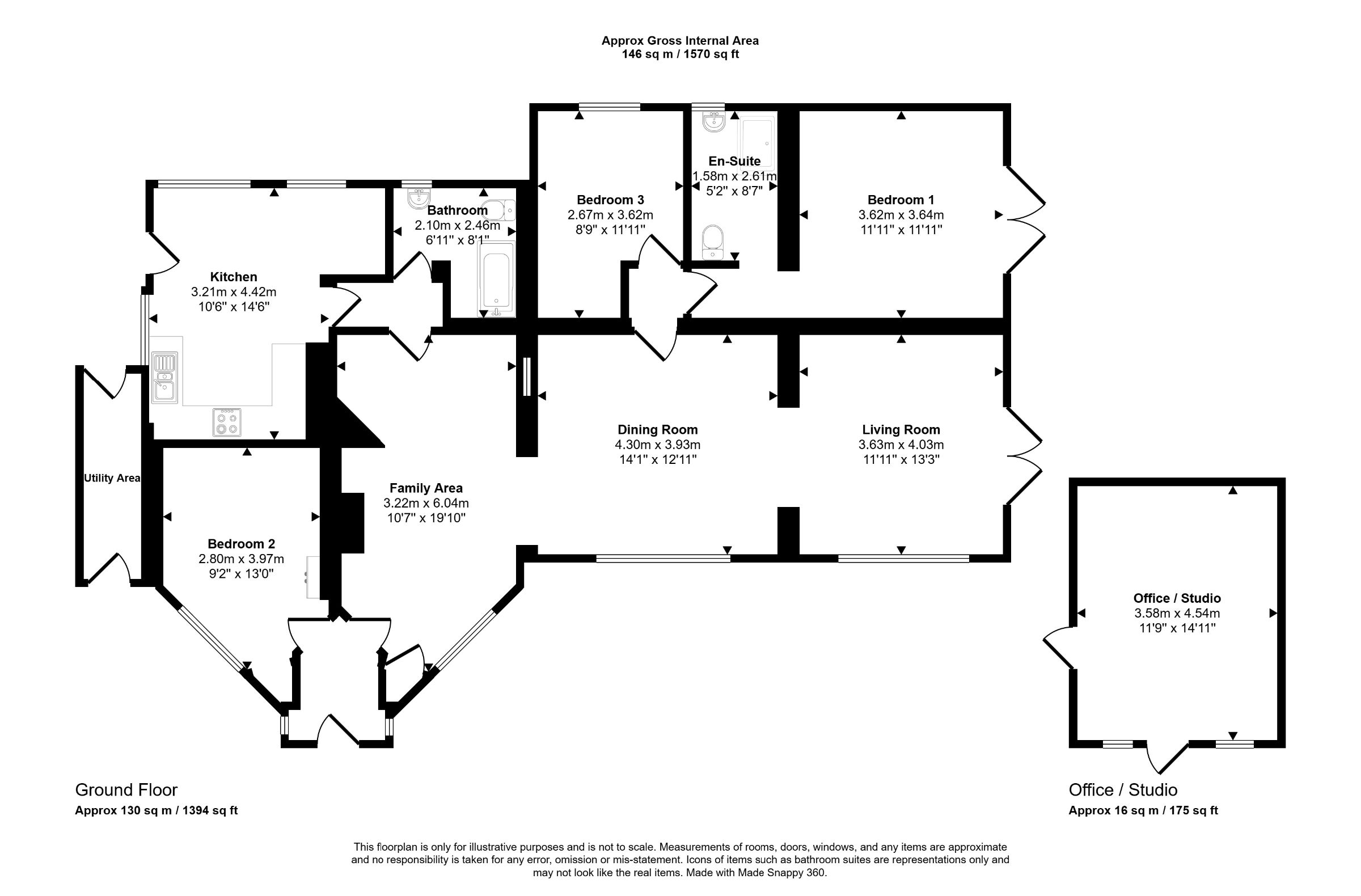 Primrose Cottage, East Grinstead floorplan