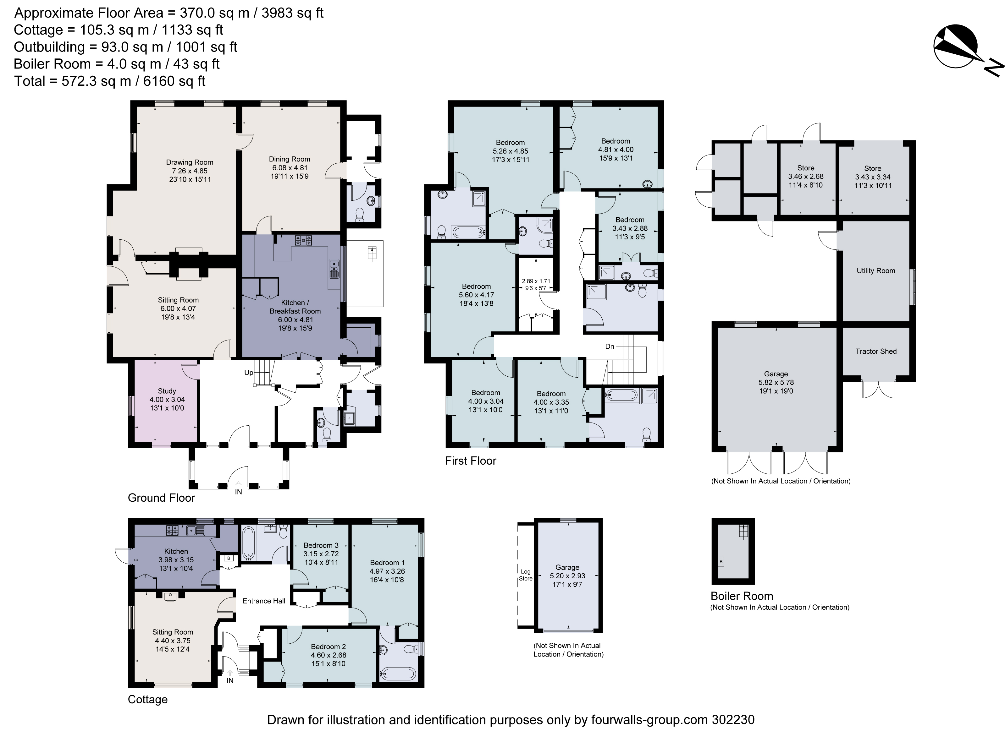 Ardington, Wantage, Oxfordshire OX12, 6 bedroom detached house for sale