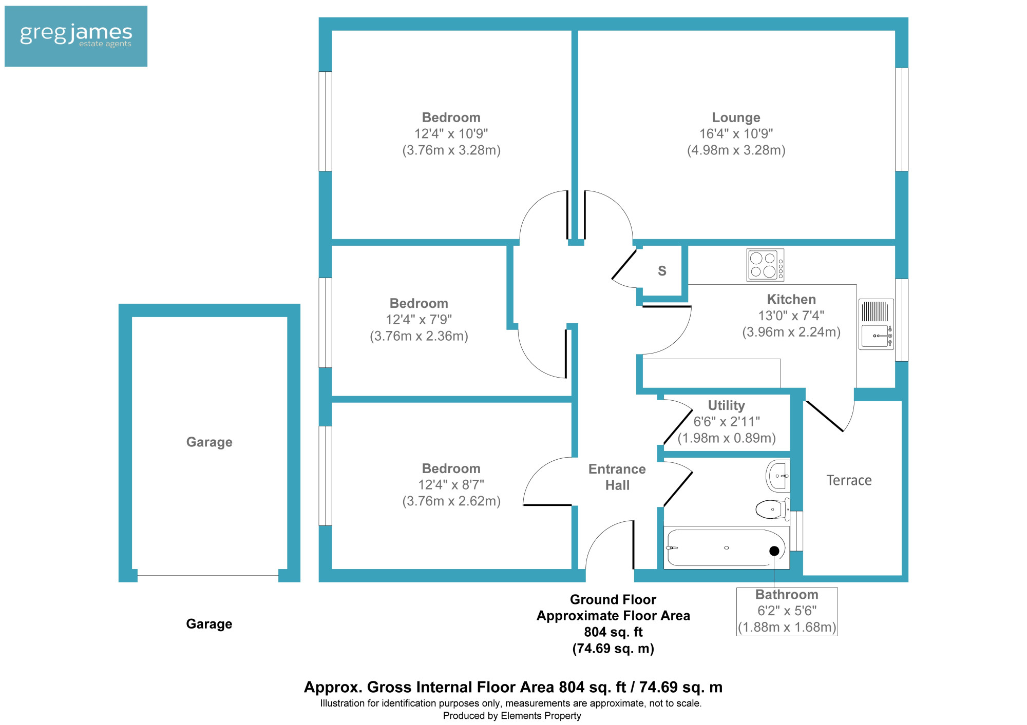 Flat 2, Somerset Court, Farnborough floorplan