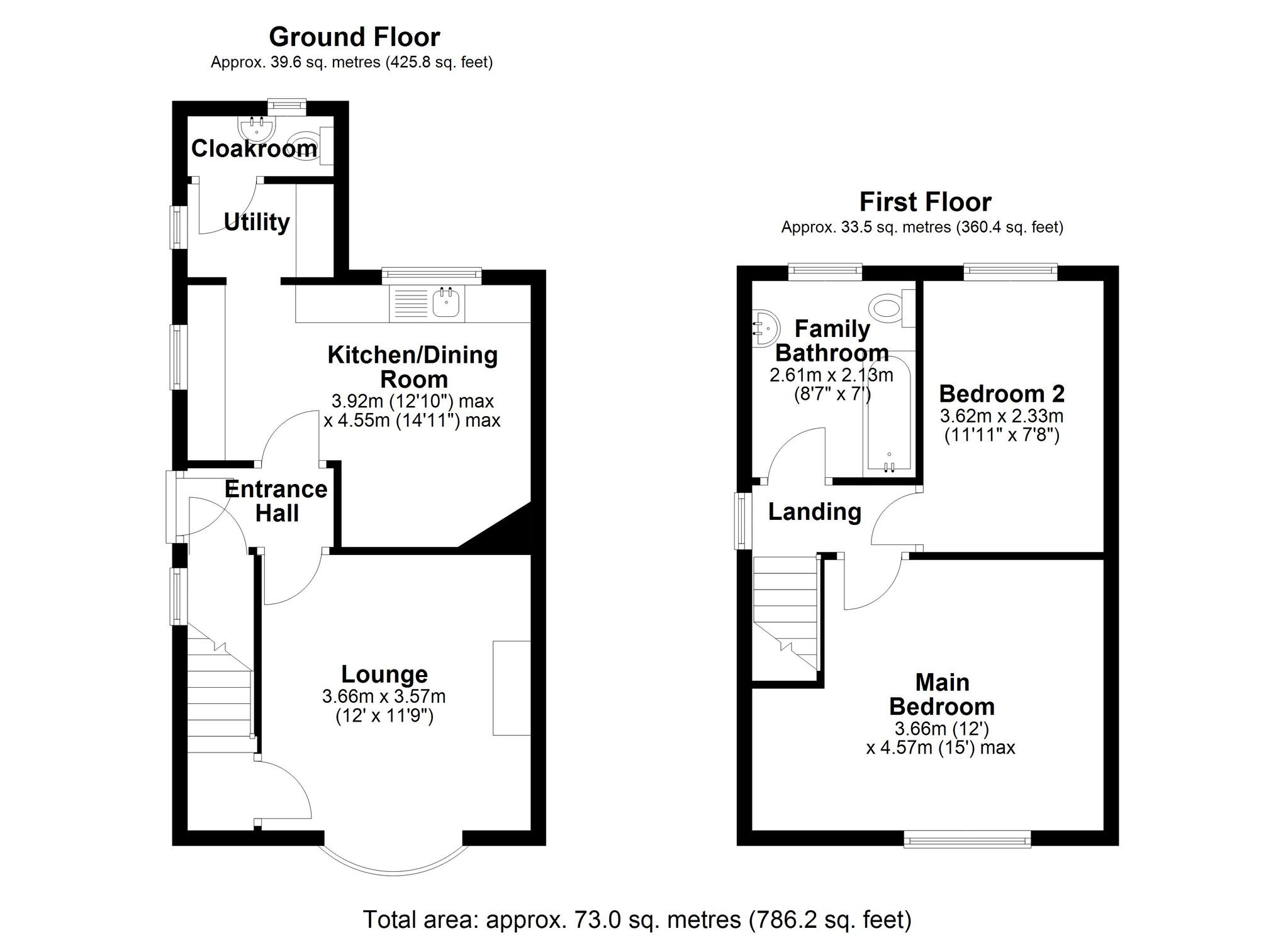 Two Ways, Branches Lane, Holbeach floorplan