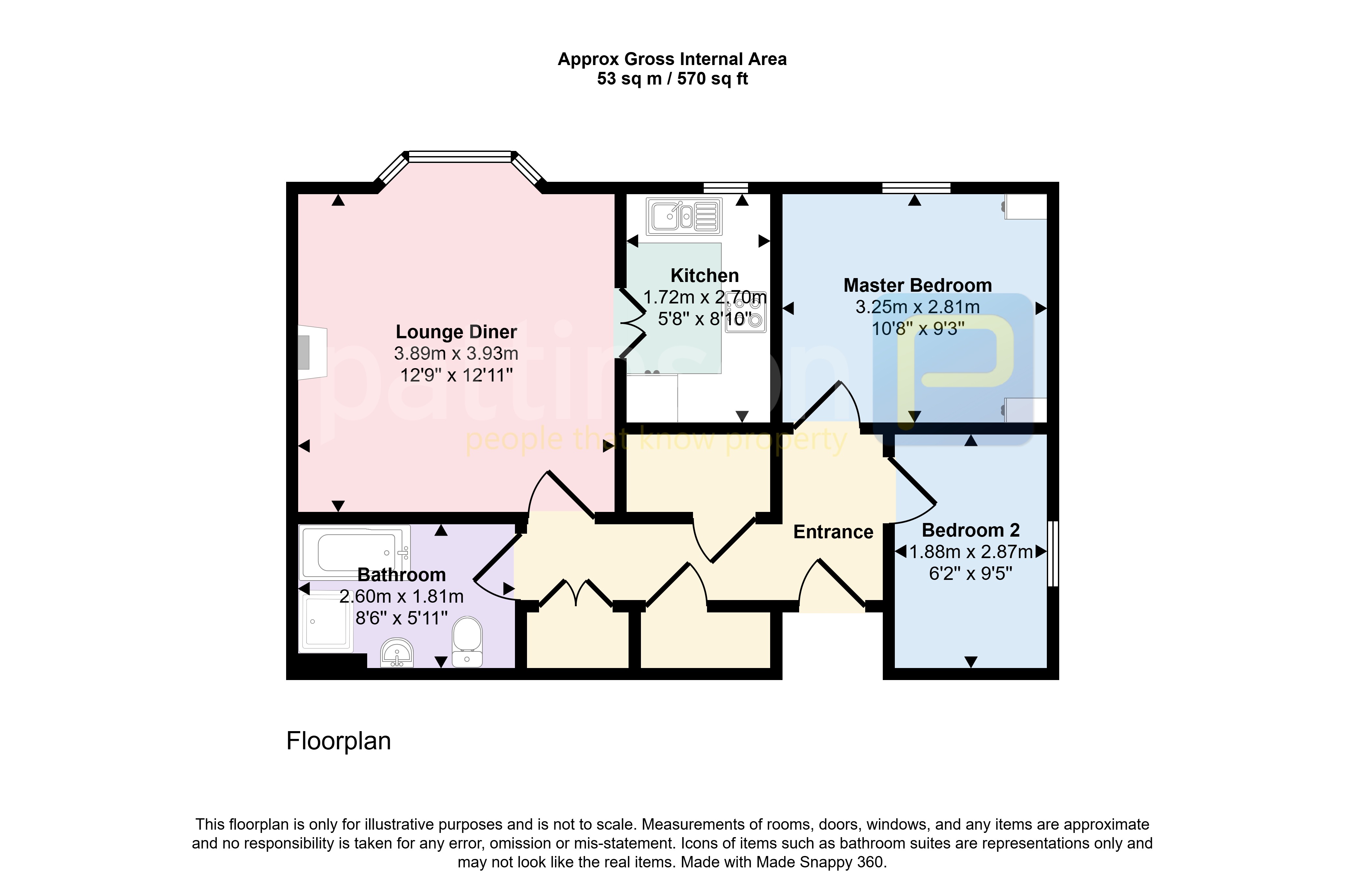 10 Harton Lea, North Avenue, South Shields floorplan