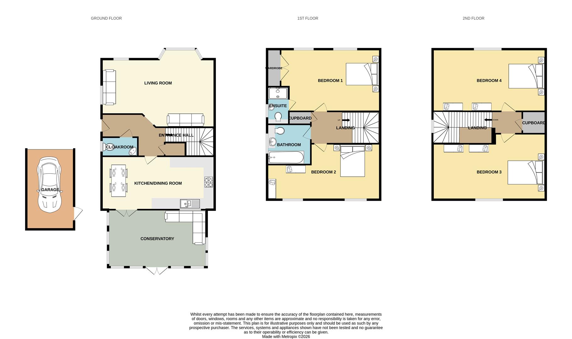 4, Campbell Mews, Eastbourne floorplan