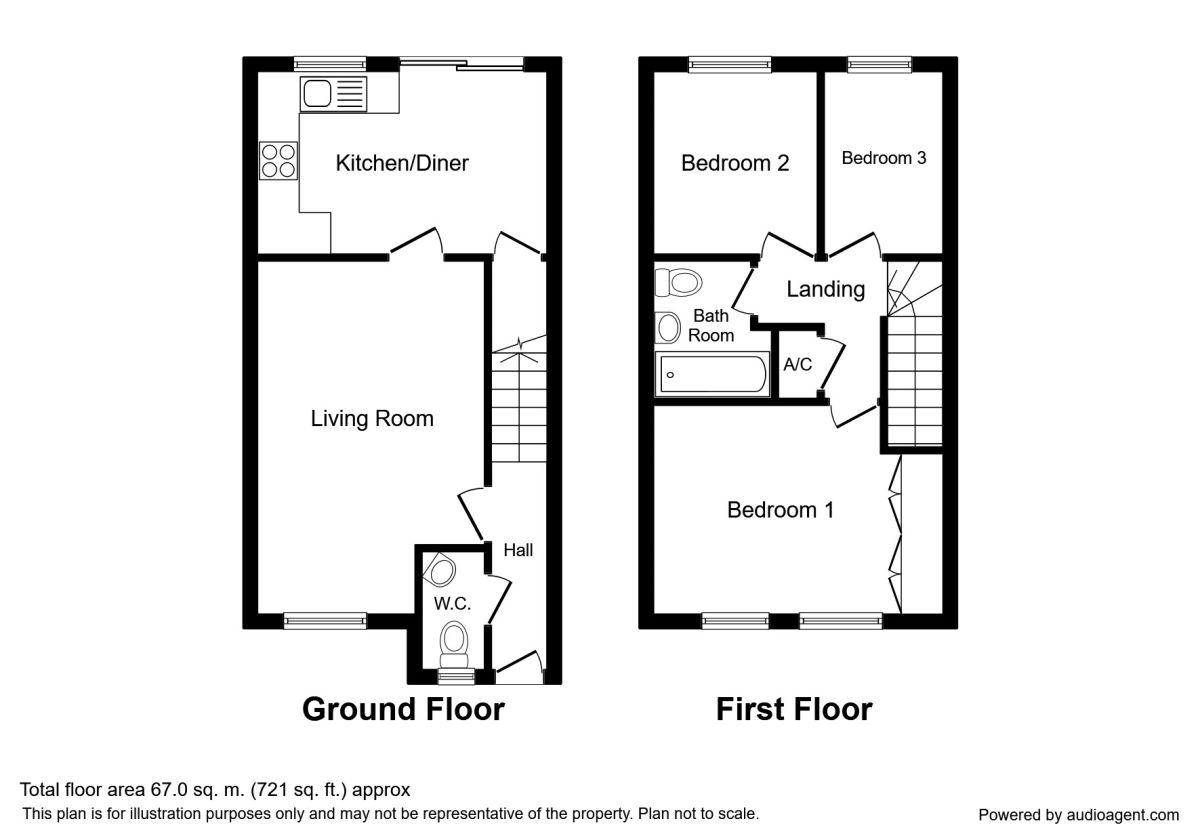 3 Bedrooms Terraced house for sale in Miles Close, Pill, Bristol BS20