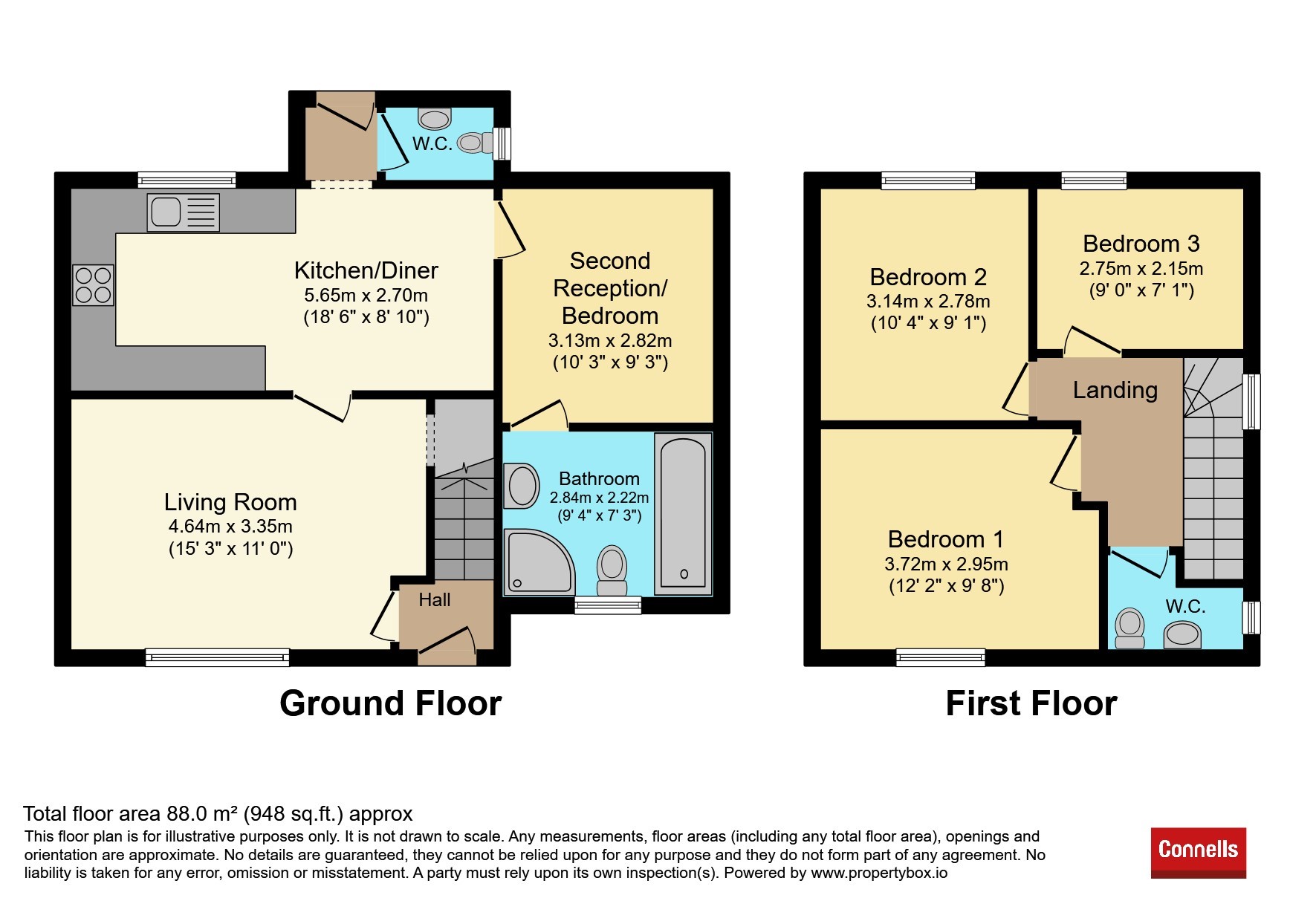 15, Brettenham Road, Stowmarket floorplan
