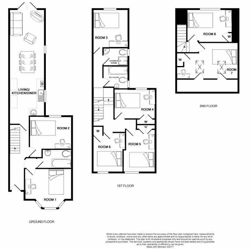 9, Llantwit Street, Cardiff floorplan