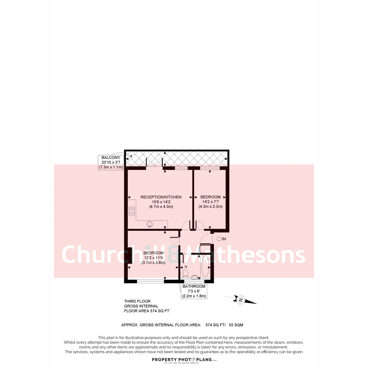 Nicoll Road, London floorplan