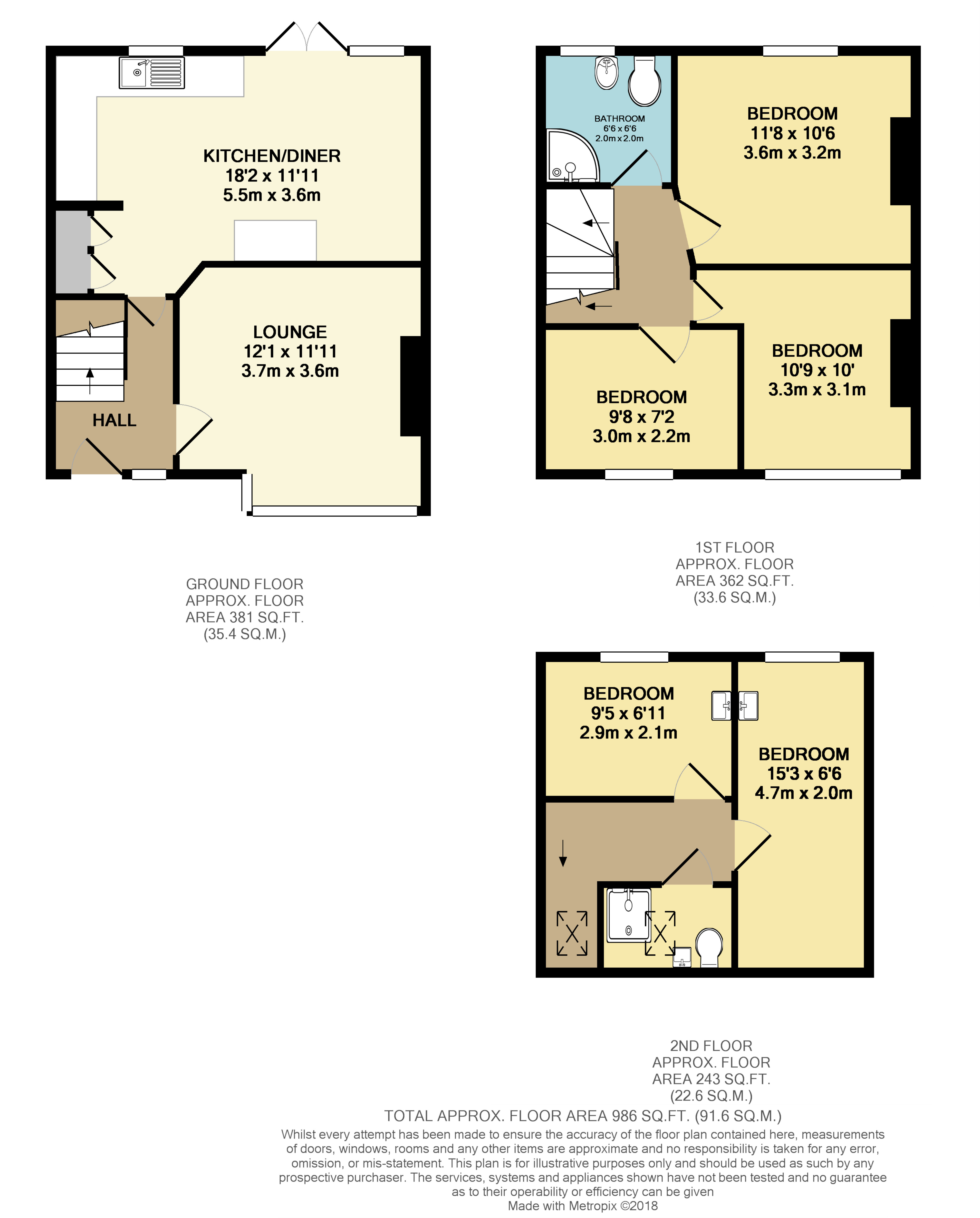 5 Bedrooms Terraced house to rent in Bevendean Crescent, Brighton BN2