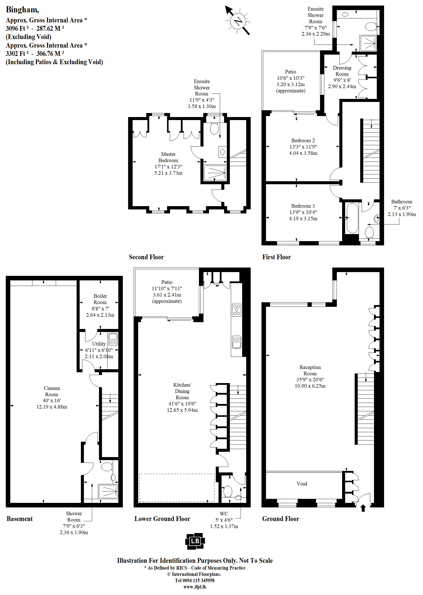 Bingham Place, London floorplan