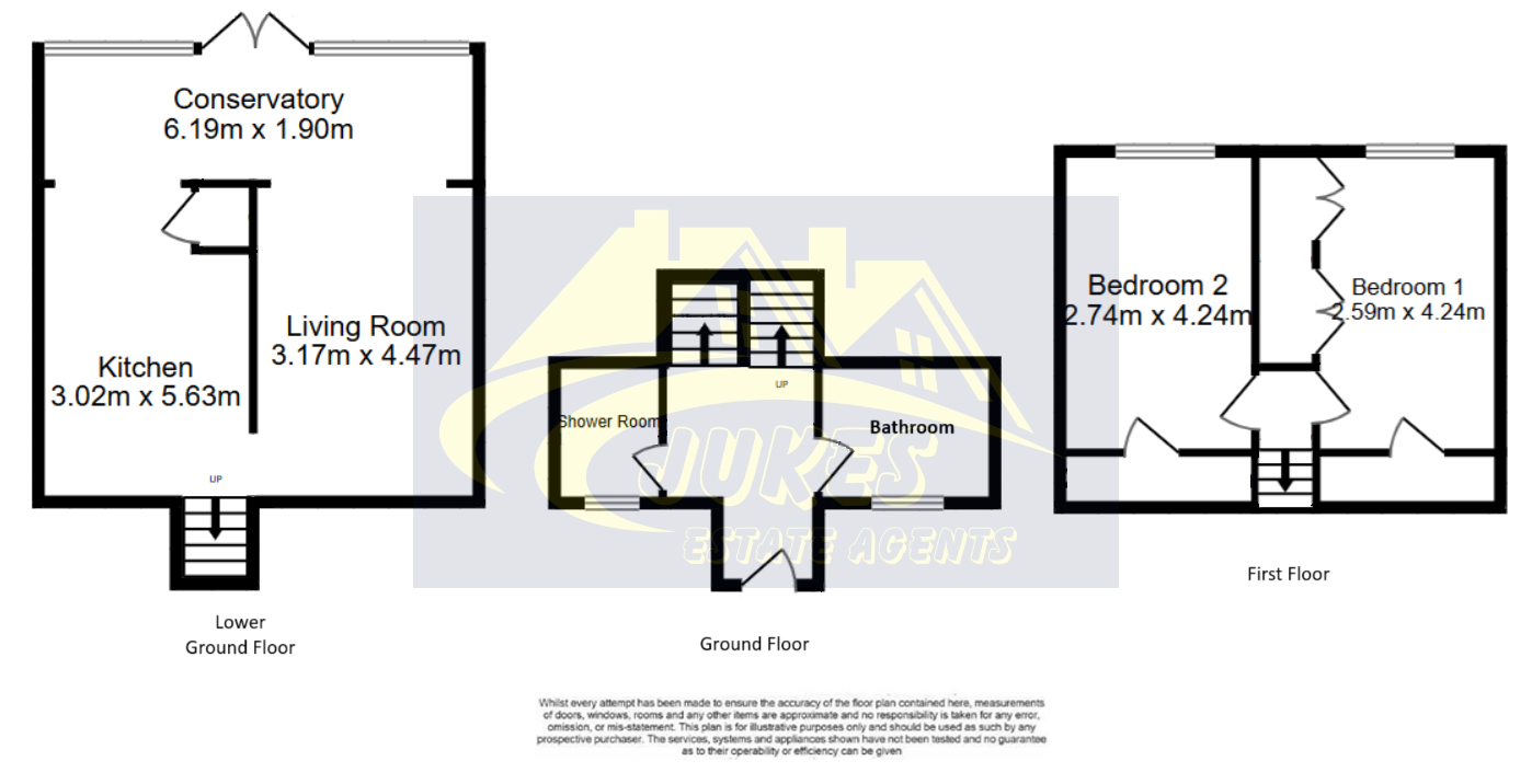 65 Collins Meadow, Harlow floorplan