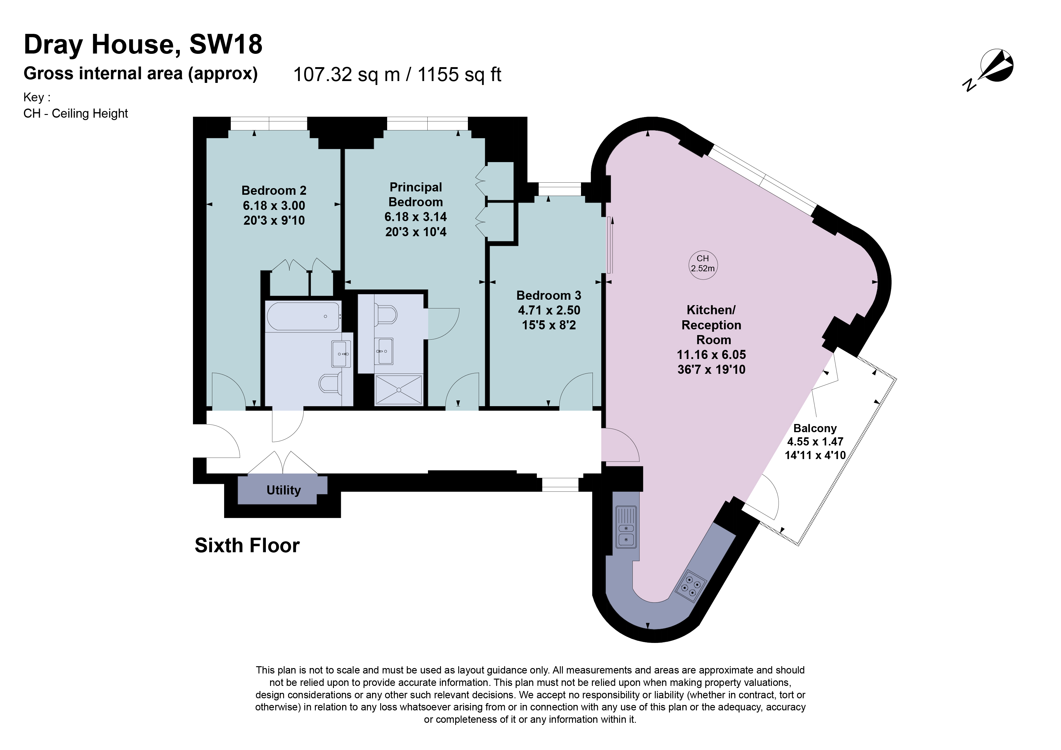 Dray House, Wandsworth floorplan