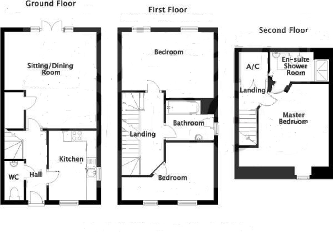 3 Bedrooms Town house for sale in Langdean Road, Swindon SN1