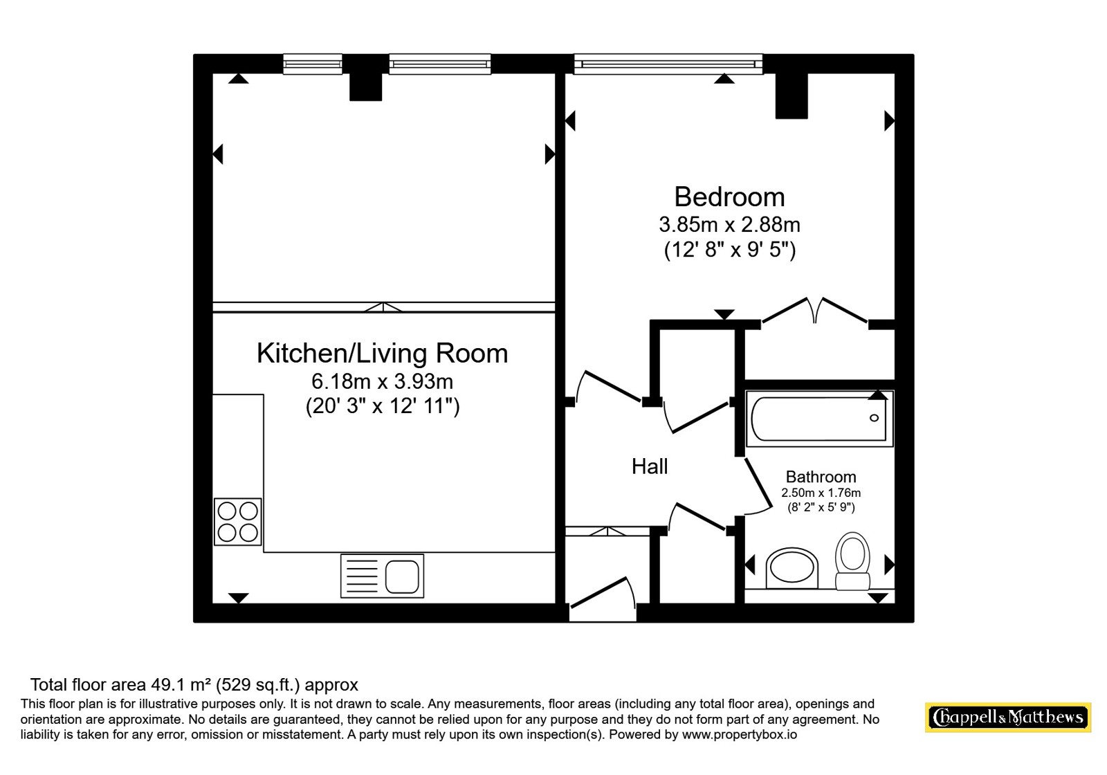 Flat 104 51.02 Apartments,, St. James Barton, Avon floorplan