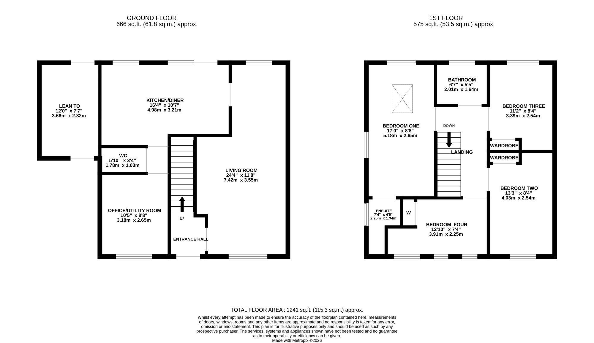 1 Redwood Close, Southampton floorplan