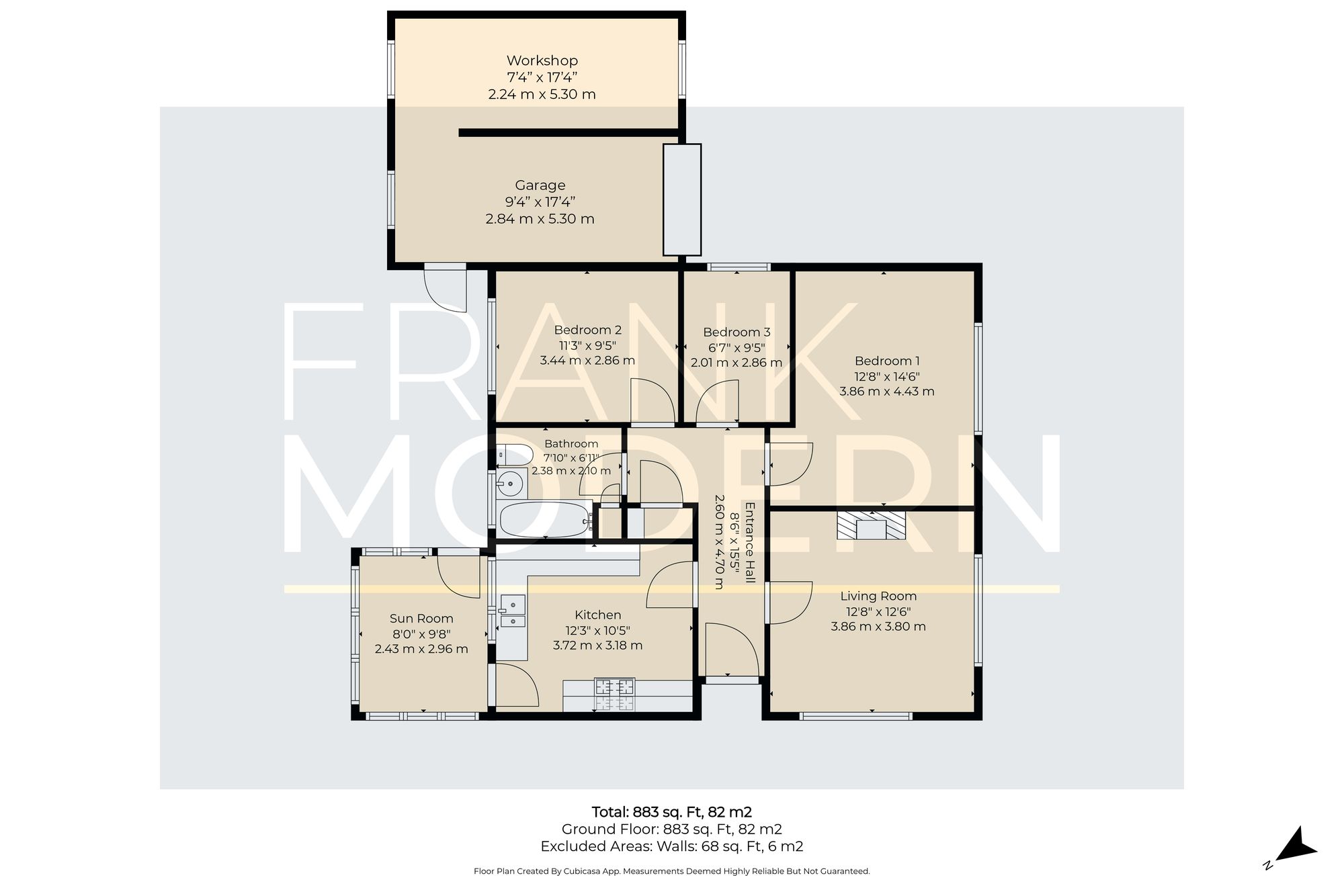 21 Caldecote Close, Peterborough floorplan