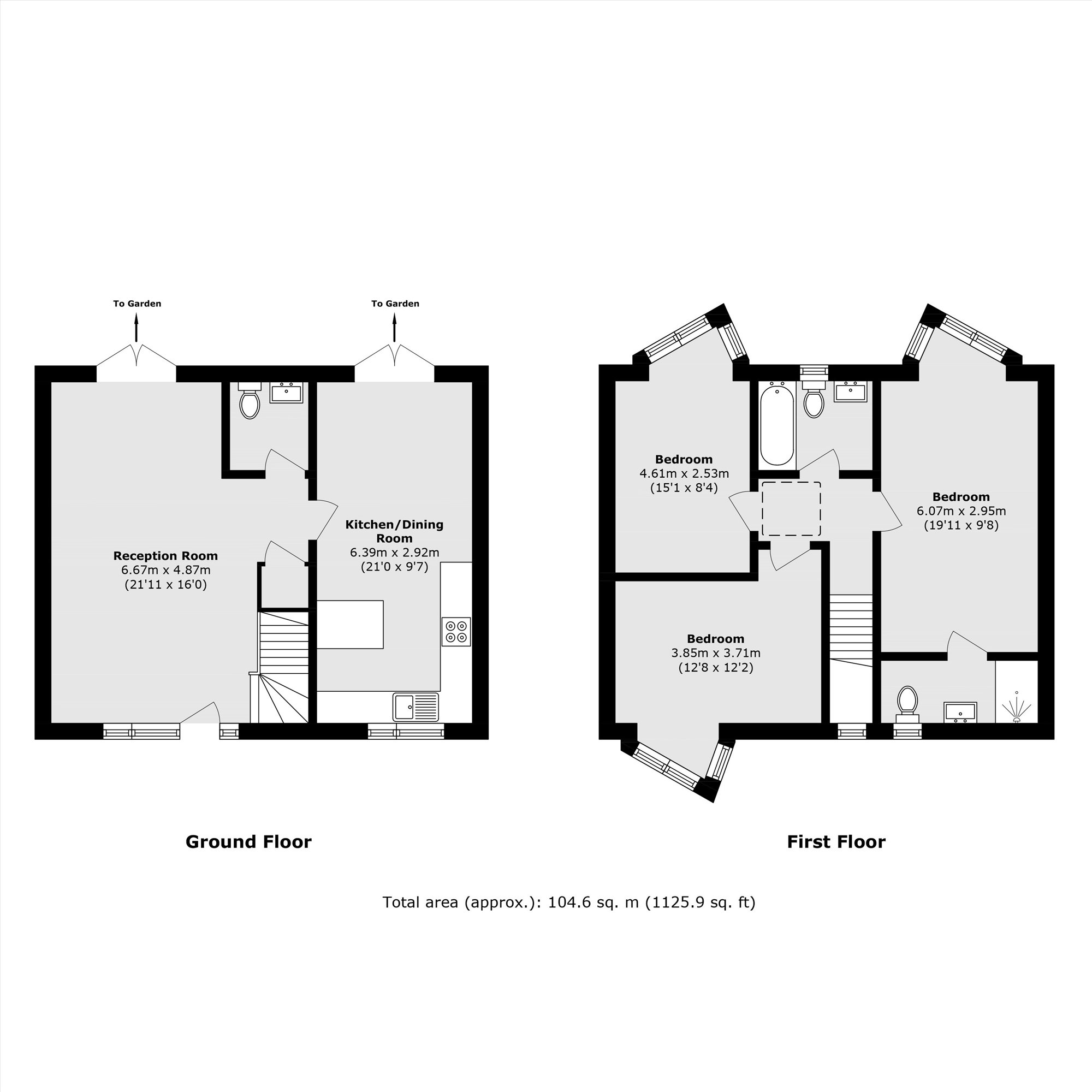 Hythe Road, Thornton Heath floorplan