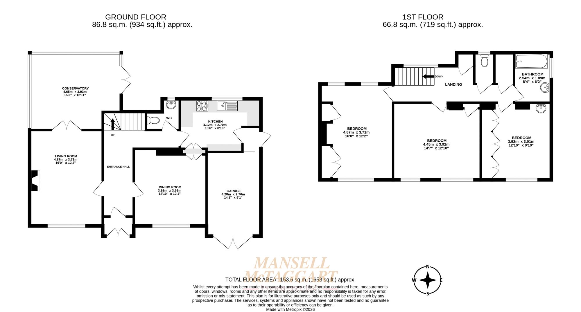 16 Christopher Road, East Grinstead floorplan