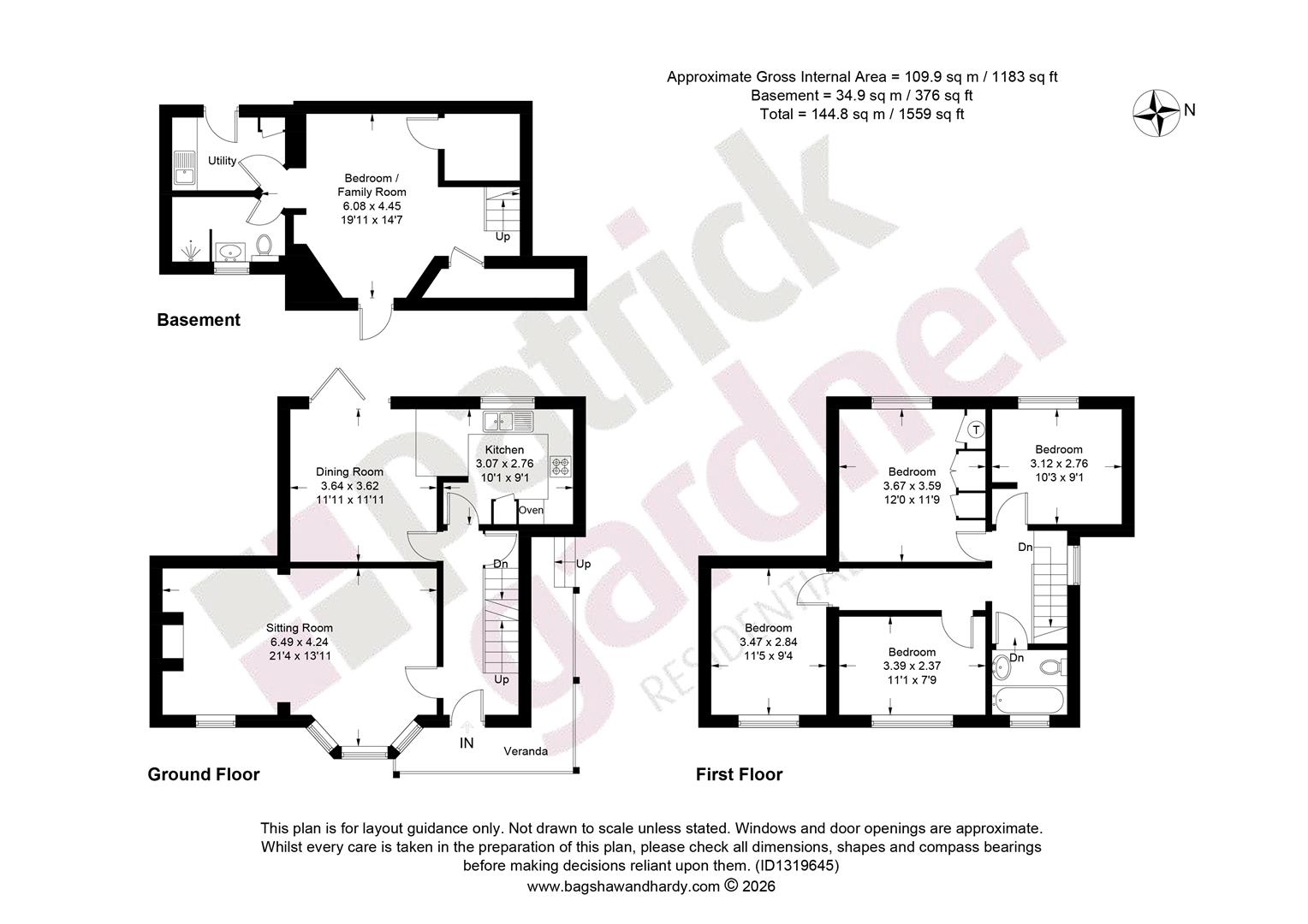 6, Vincent Drive, Dorking floorplan