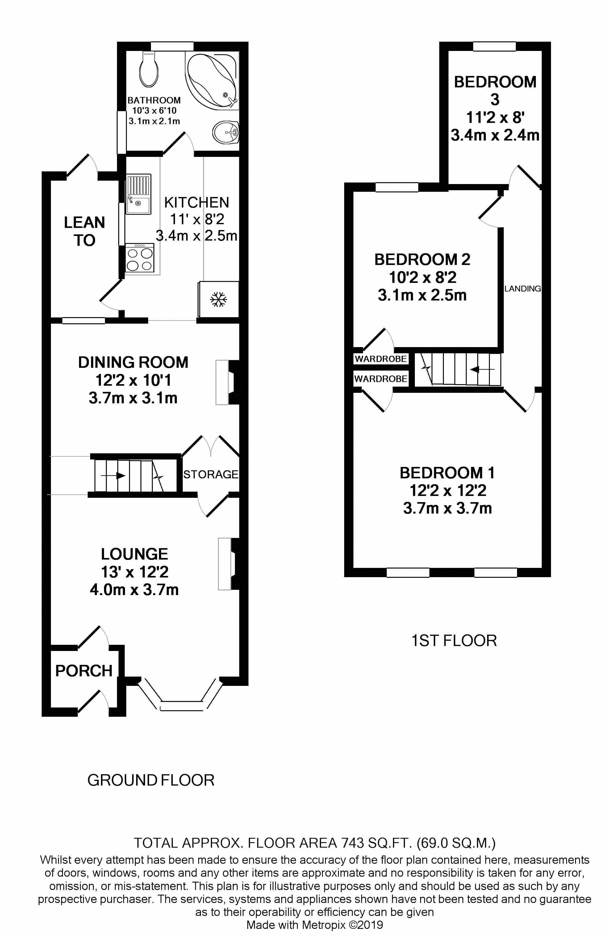 3 Bedrooms Terraced house for sale in Hampton Road, Croydon CR0