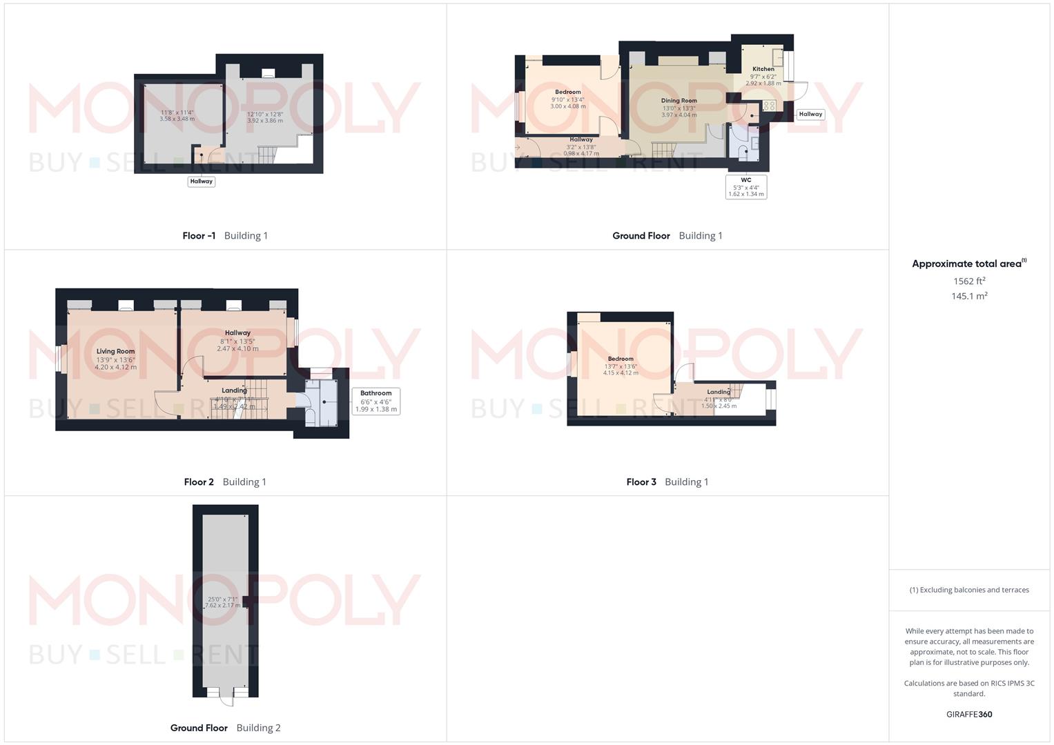 34, Regent Street, Llangollen floorplan