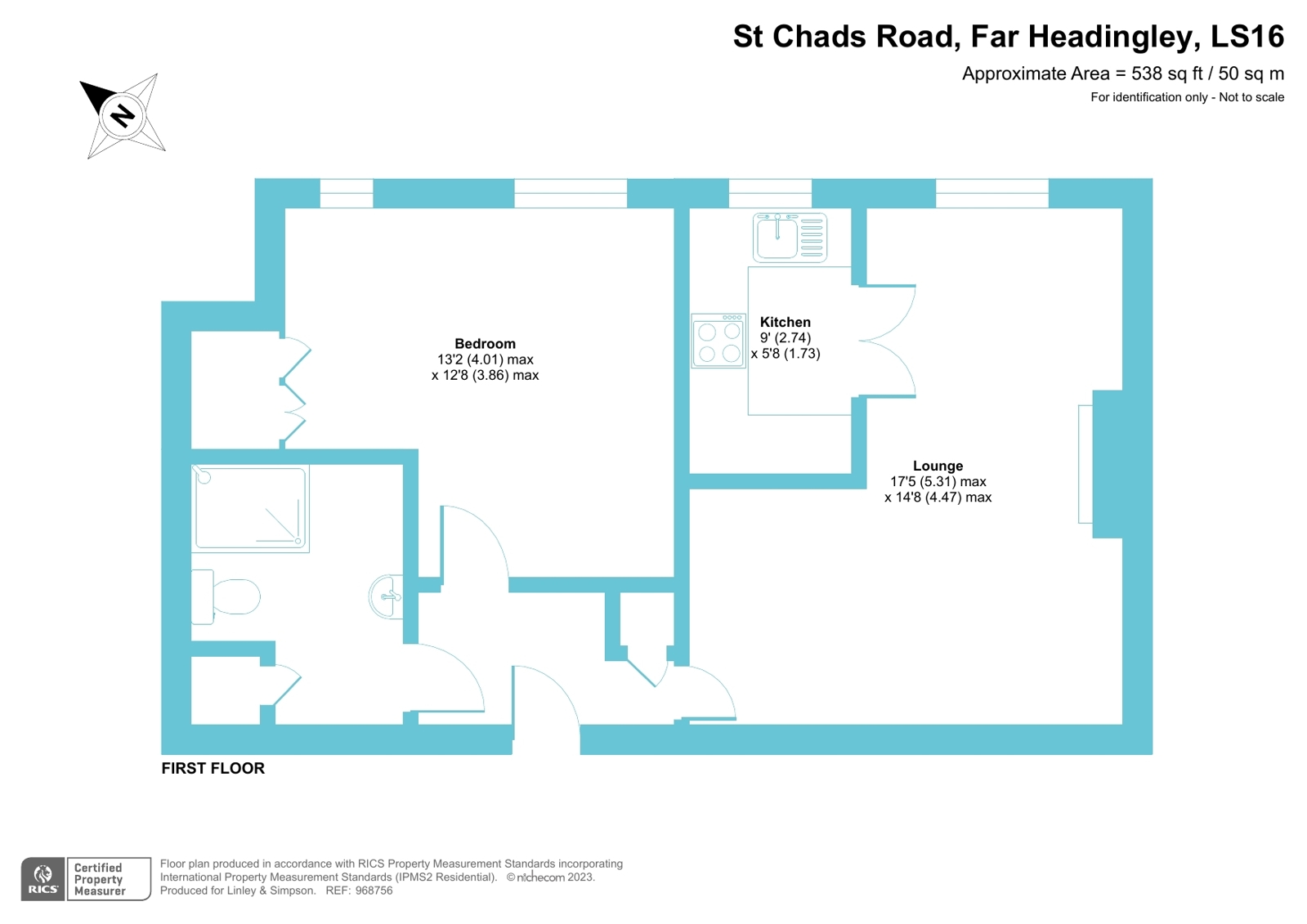 31, Orchard Court, Far Headingley floorplan