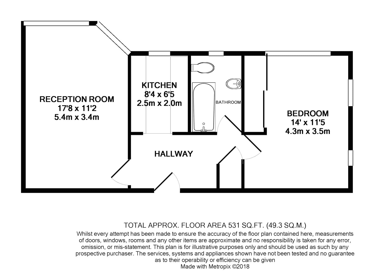 1 Bedrooms Flat for sale in Park Hill Court, Addiscombe Road, Croydon CR0