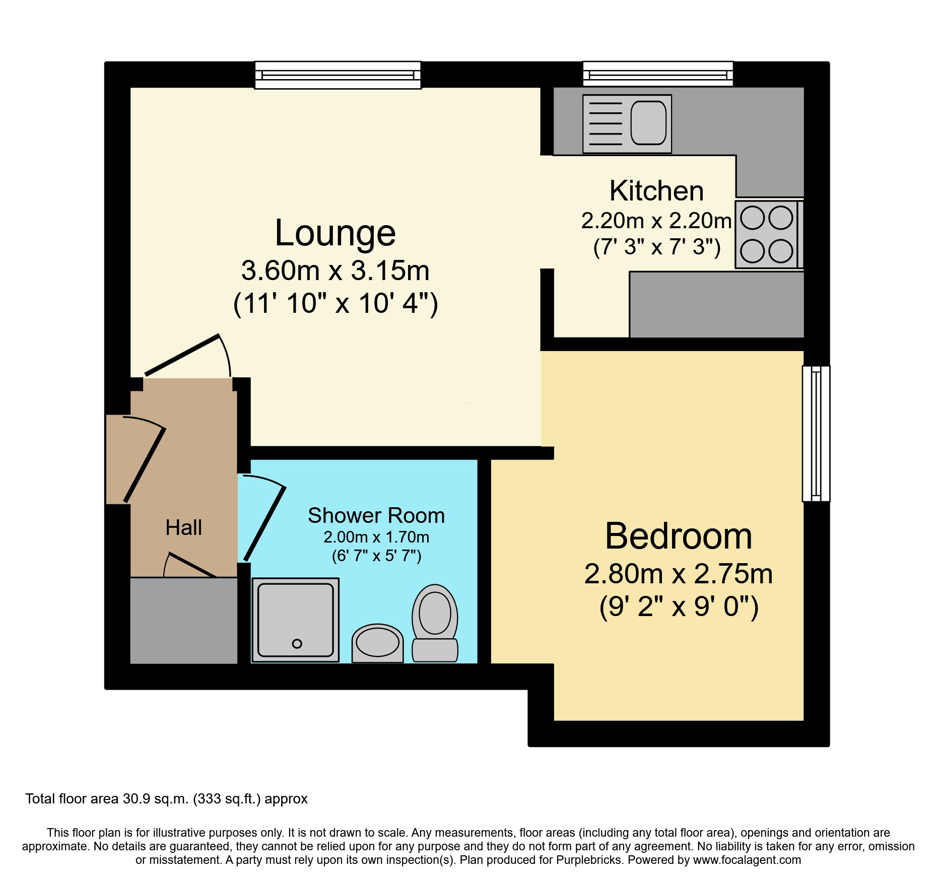 135, Magpie Close, Enfield floorplan