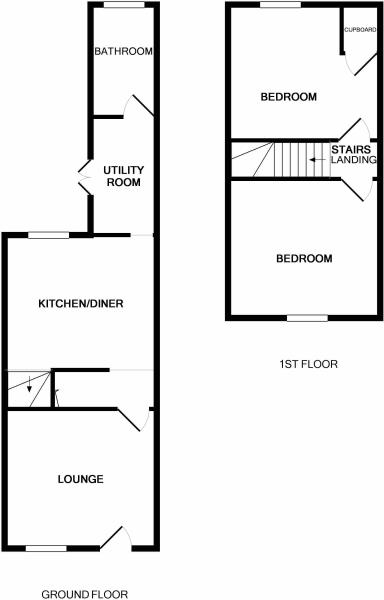 41, Holliers Walk, Hinckley floorplan