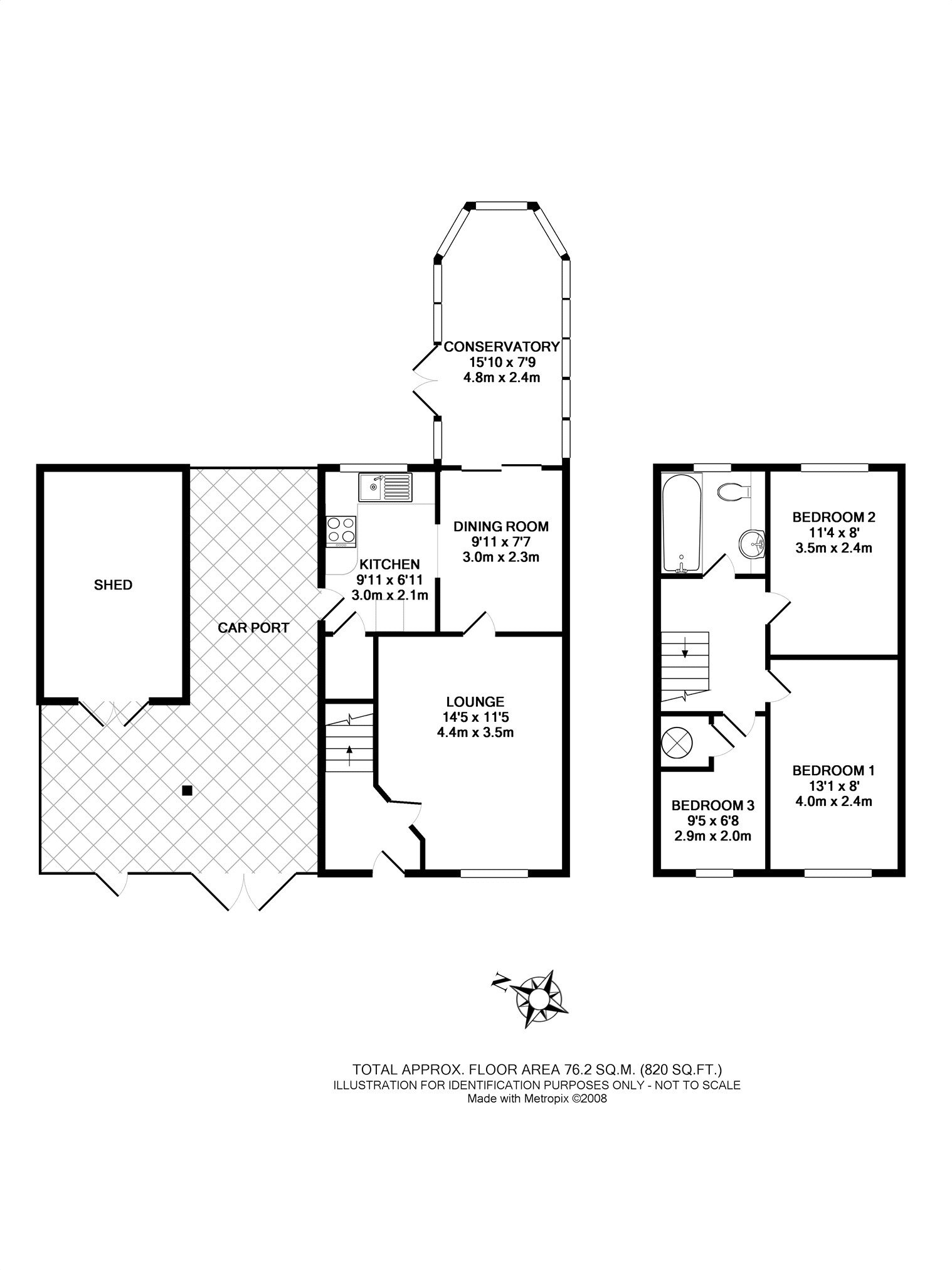 3 Bedrooms Semi-detached house for sale in Conway Close, York YO30